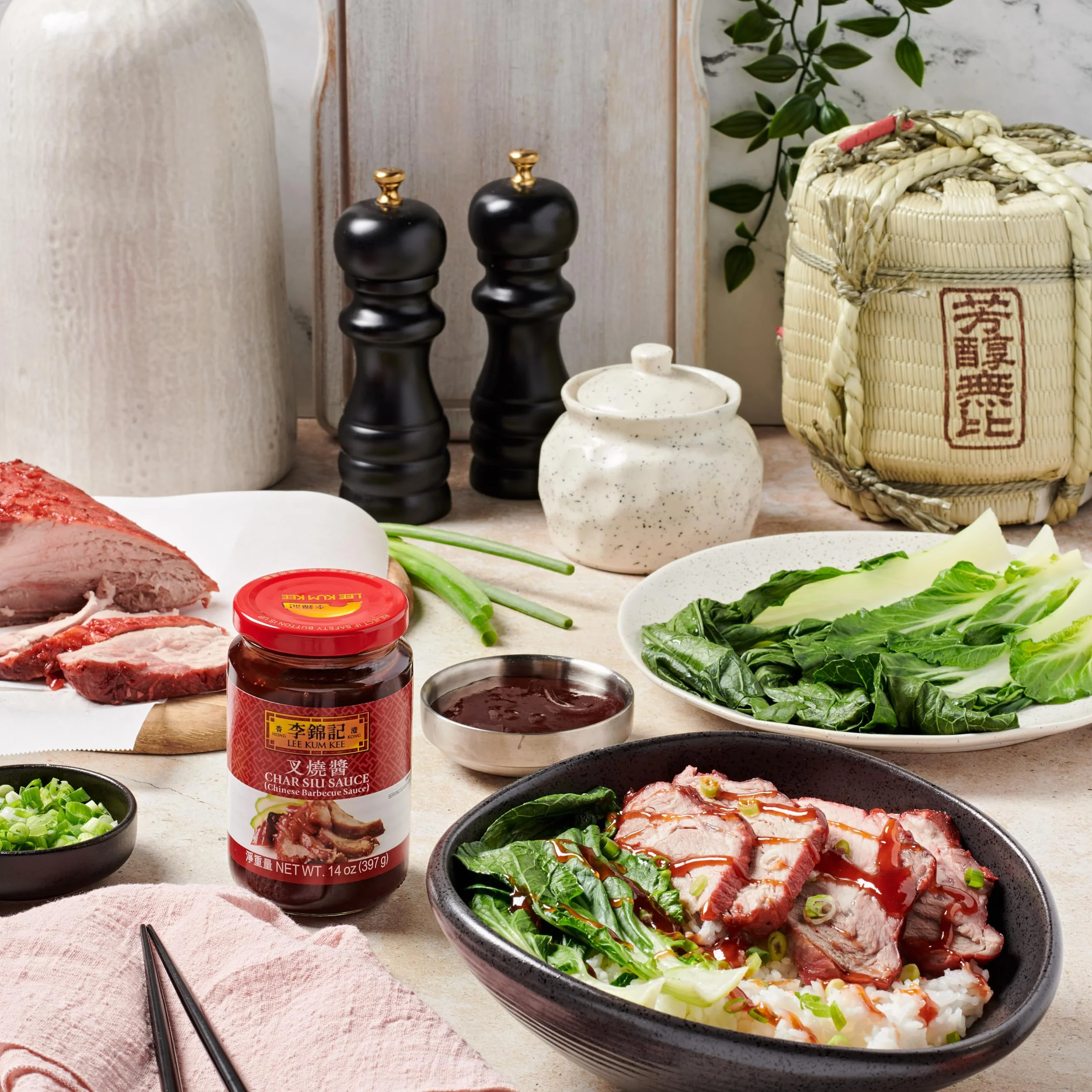Lee Kum Kee - Char Siu Sosse, sojowy miód czosnek aromat (1 x 397 gr)