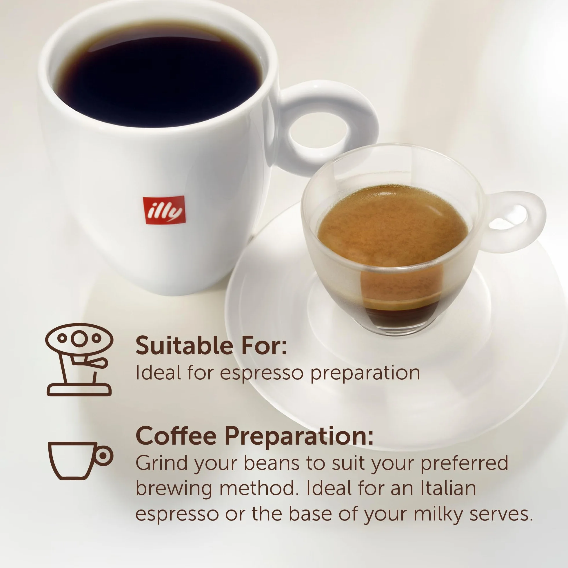 Illy Decaf Kawa Ziarnista Bezkofeinowa Arabica Blend