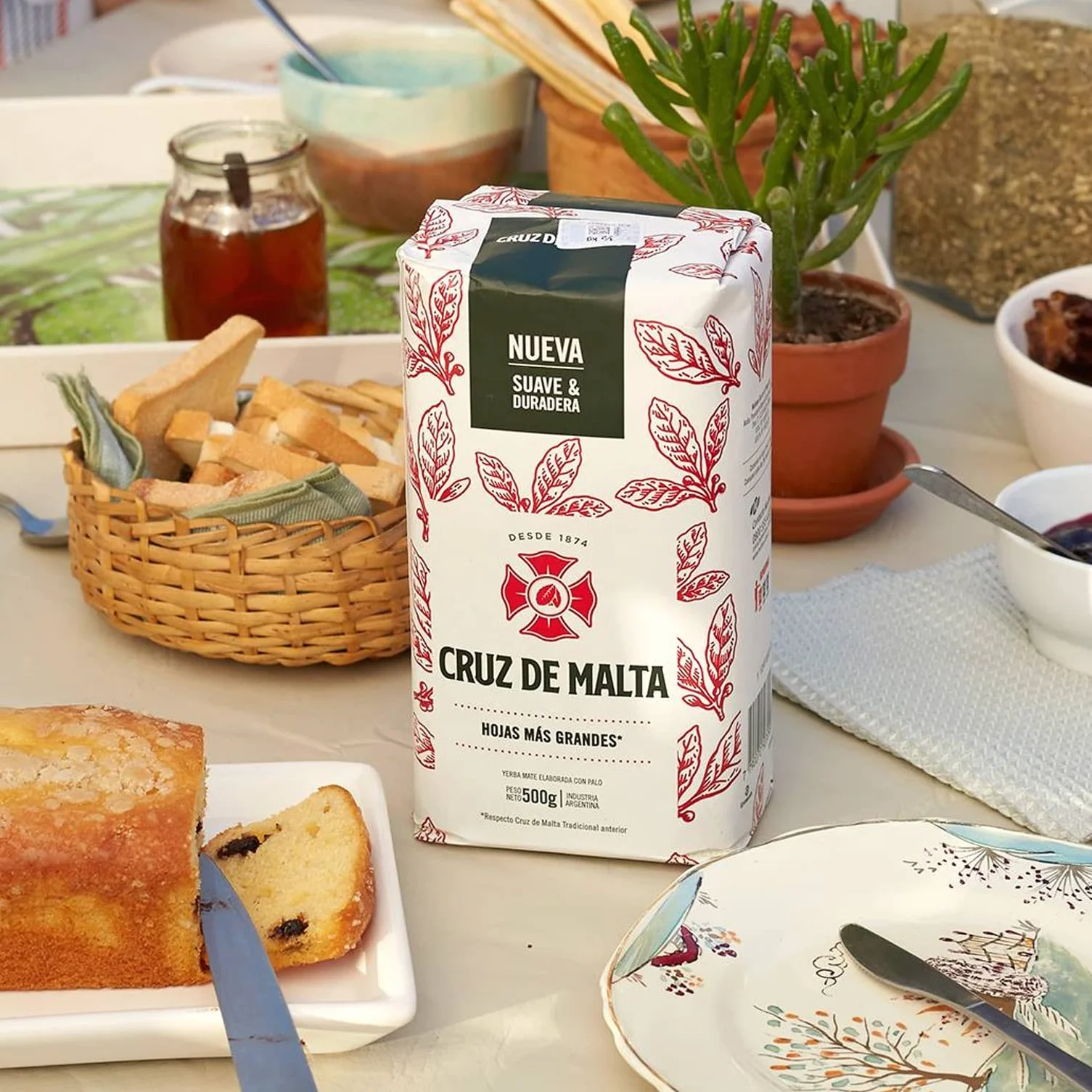 Cruz de Malta Yerba Mate Tradicional 1 kg - Herbata Mate z Argentyny - okres dojrzewania 24 miesiące