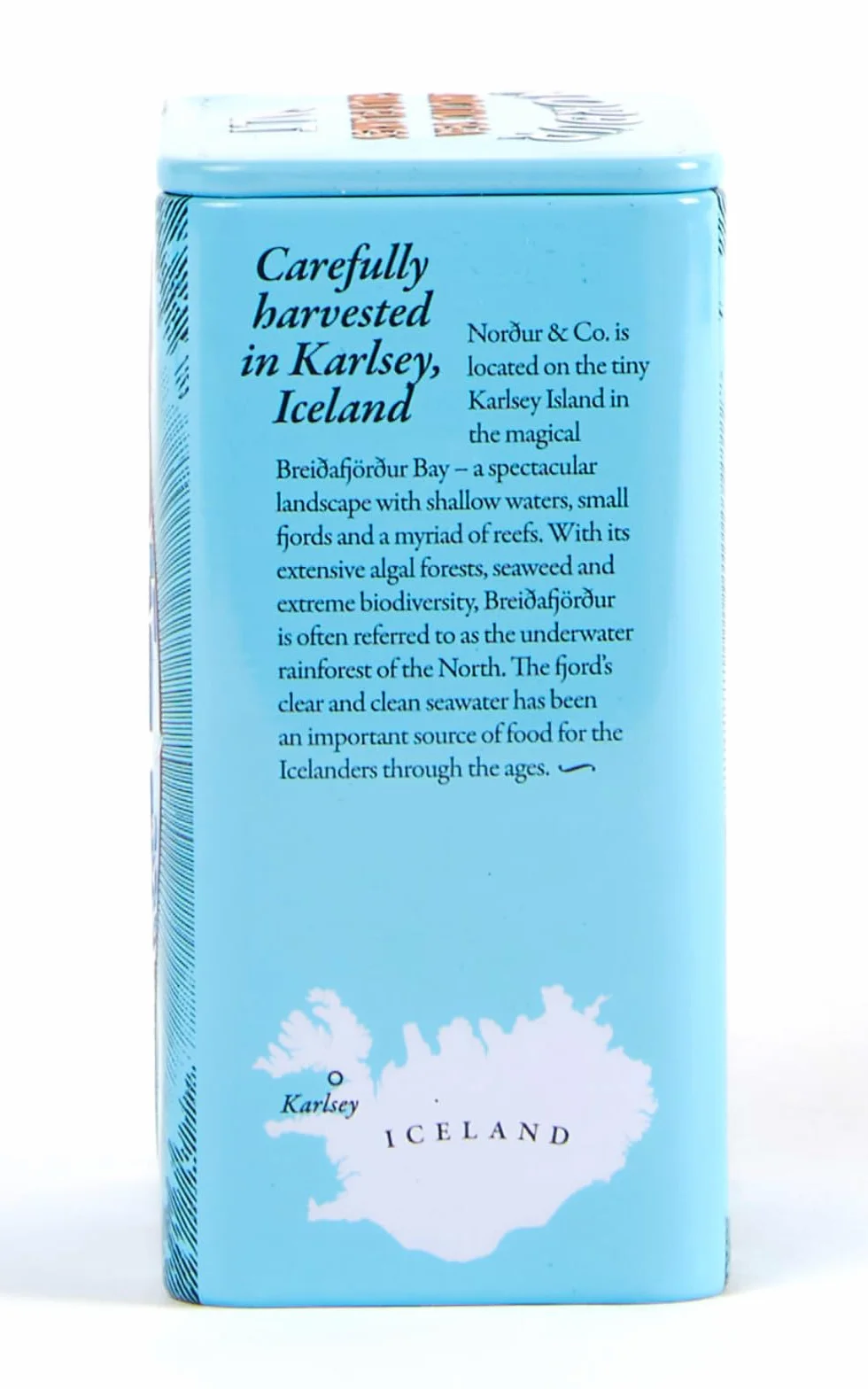 Nordur Arctic Sea Salt Flakes Tin 4.4 OZ