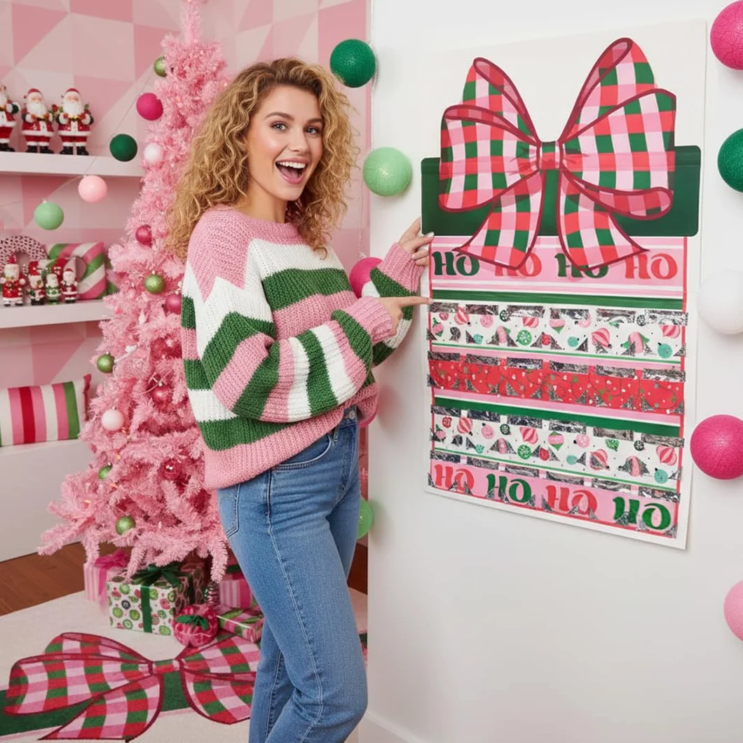 MAXI Kalendarz adwentowy z kawą i herbatą Christmas Countdown - 24 różne saszetki z kawą mieloną i aromatycznym suszem, prezent, upominek, podarunek na Mikołaja Mikołajki