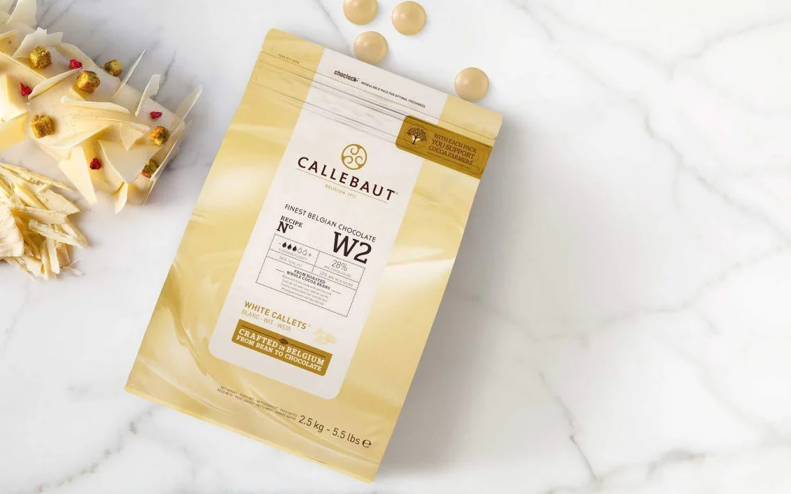 Callebaut Belgian White Chocolate - 1kg