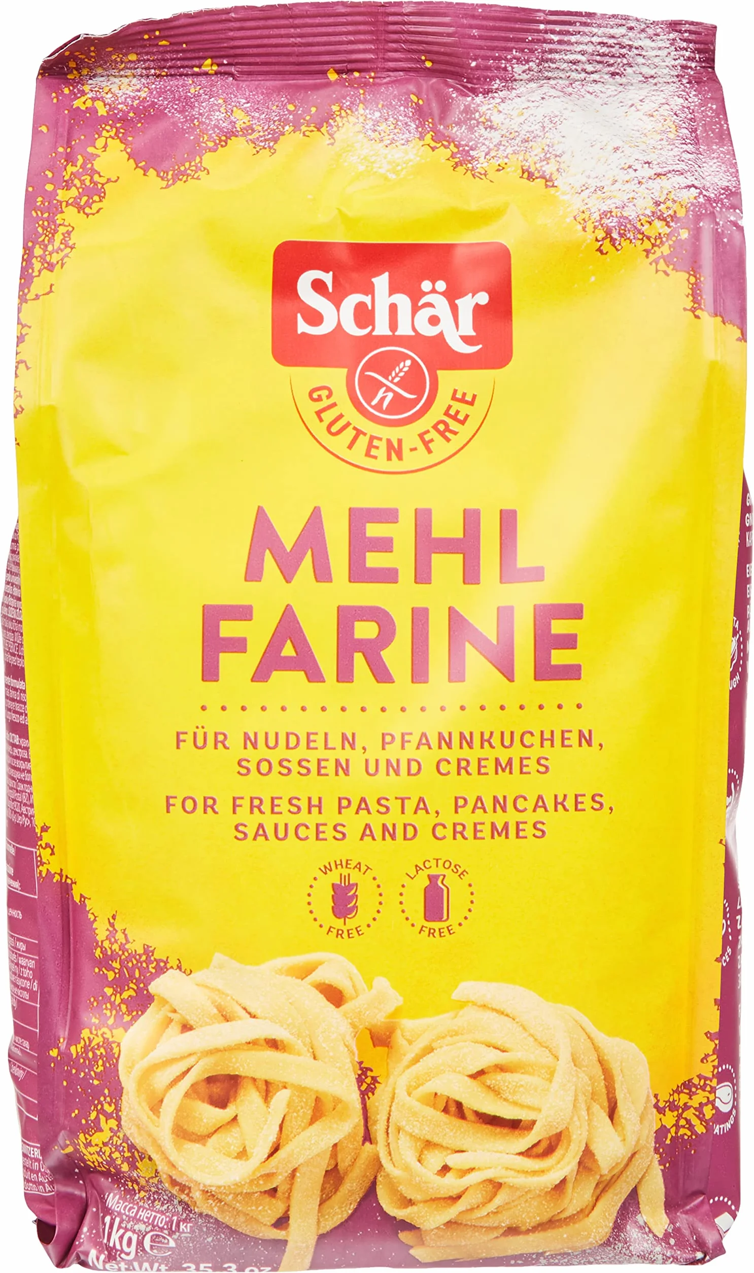 Schär Mąka "Farine" – mieszanka mąki bazowej bezglutenowa 1 kg, opakowanie 10 sztuk