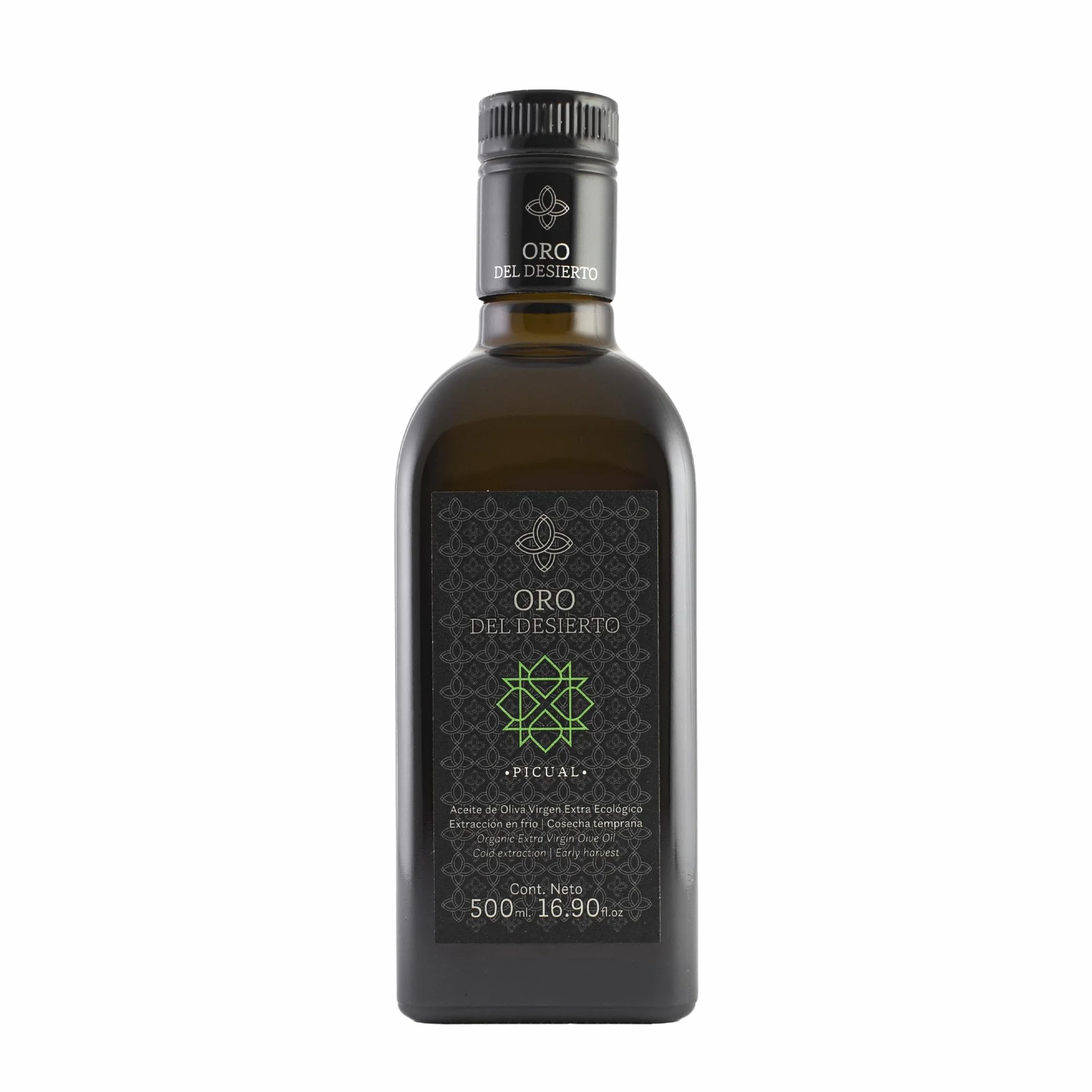 Oro del Desierto Picual Natywna Oliwa z Oliwek Extra Bio Natywna Oliwa z Oliwek Extra - 500 ml