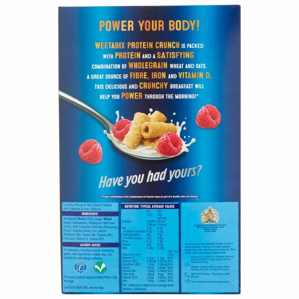 Weetabix Płatki zbożowe proteinowe, 450 g