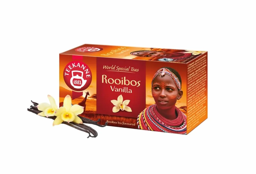 Teekanne Rooibos Vanilla Tea – nowa edycja (6 x 35 g) + prezent Dekond