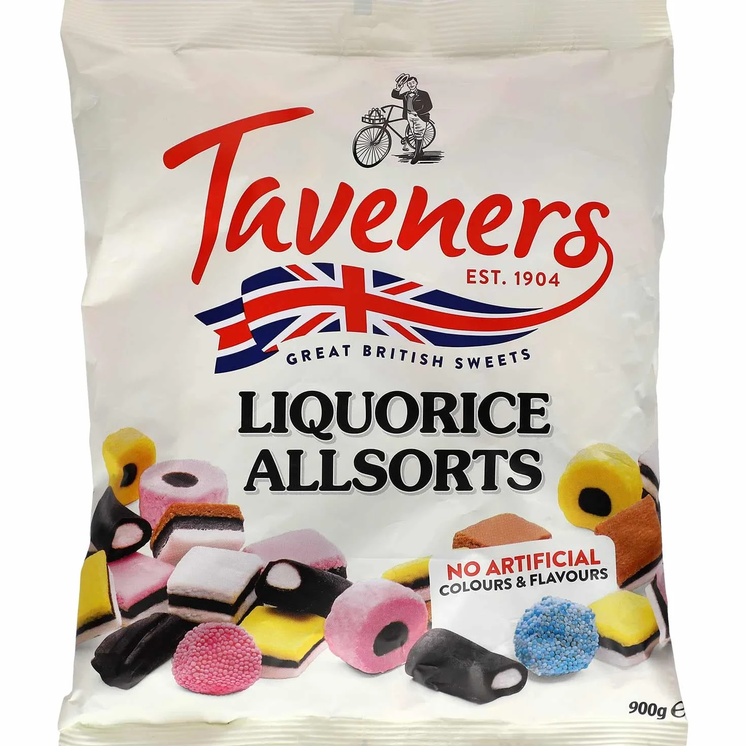 Taveners Liquorice Allsorts Mieszanka Lukrecji 1 kg