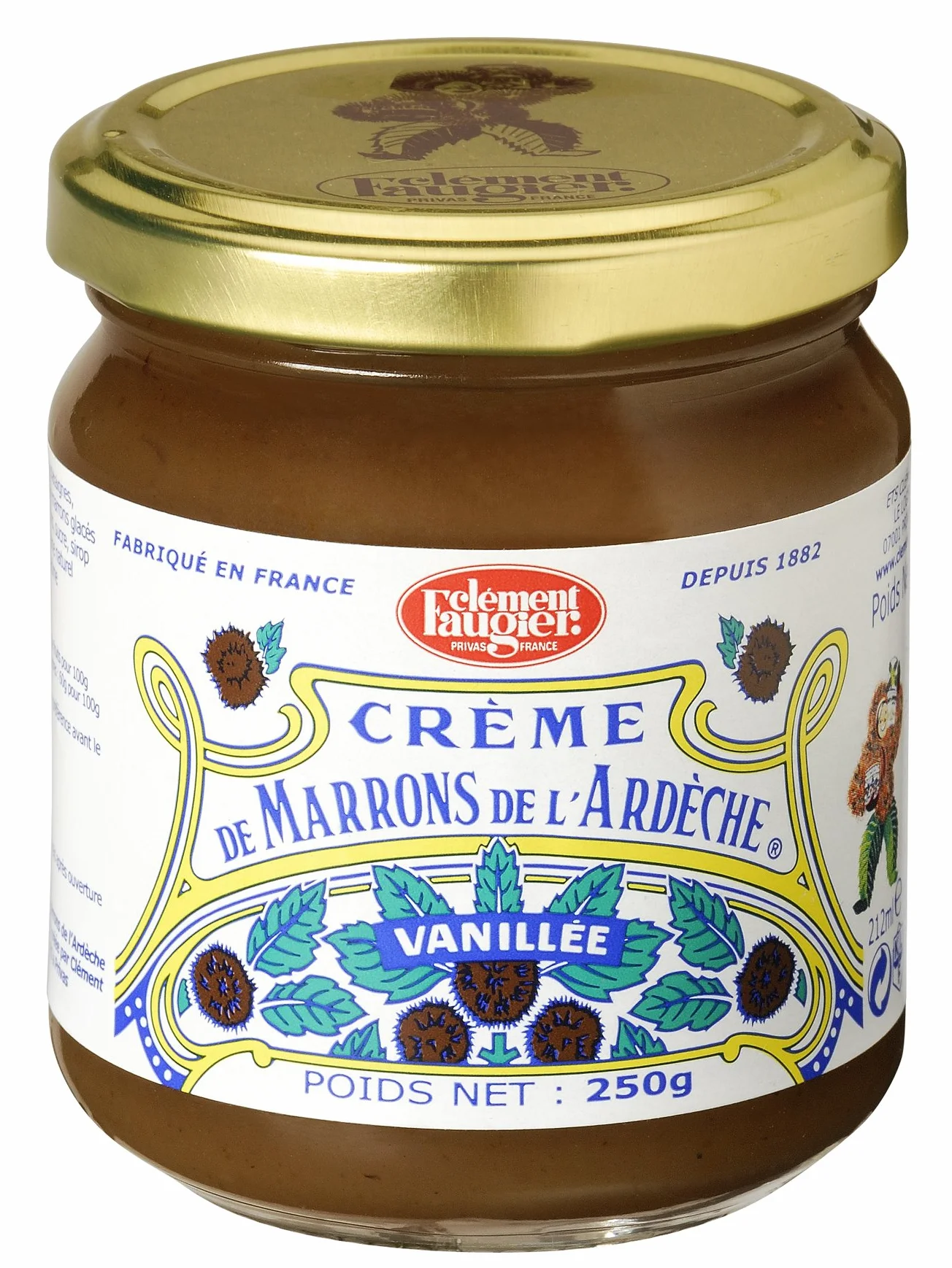 Clement Faugier Krem Marrons Pots, 250 g.