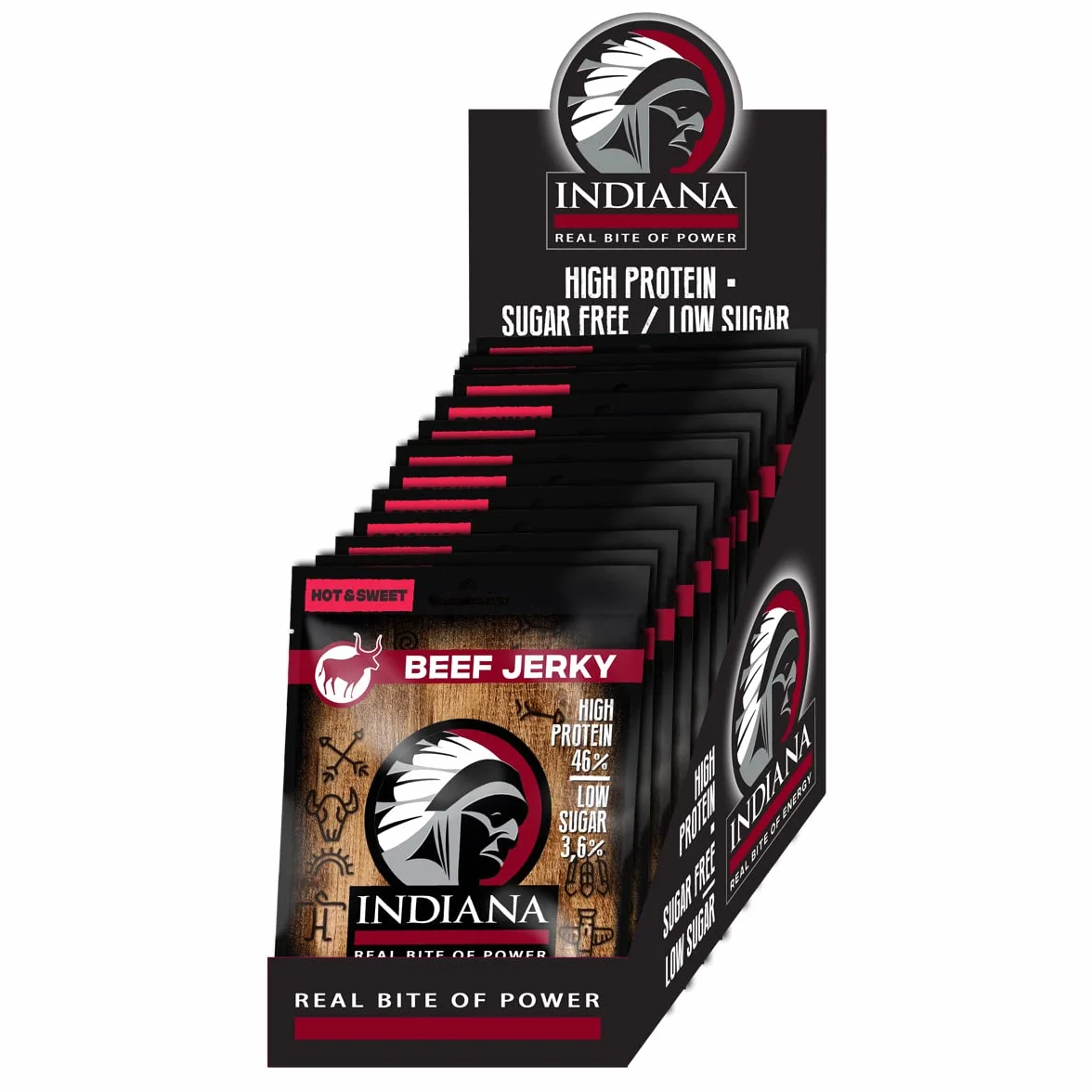 Beef Jerky (Beef Hot & Sweet, 25 g x 15 szt.)