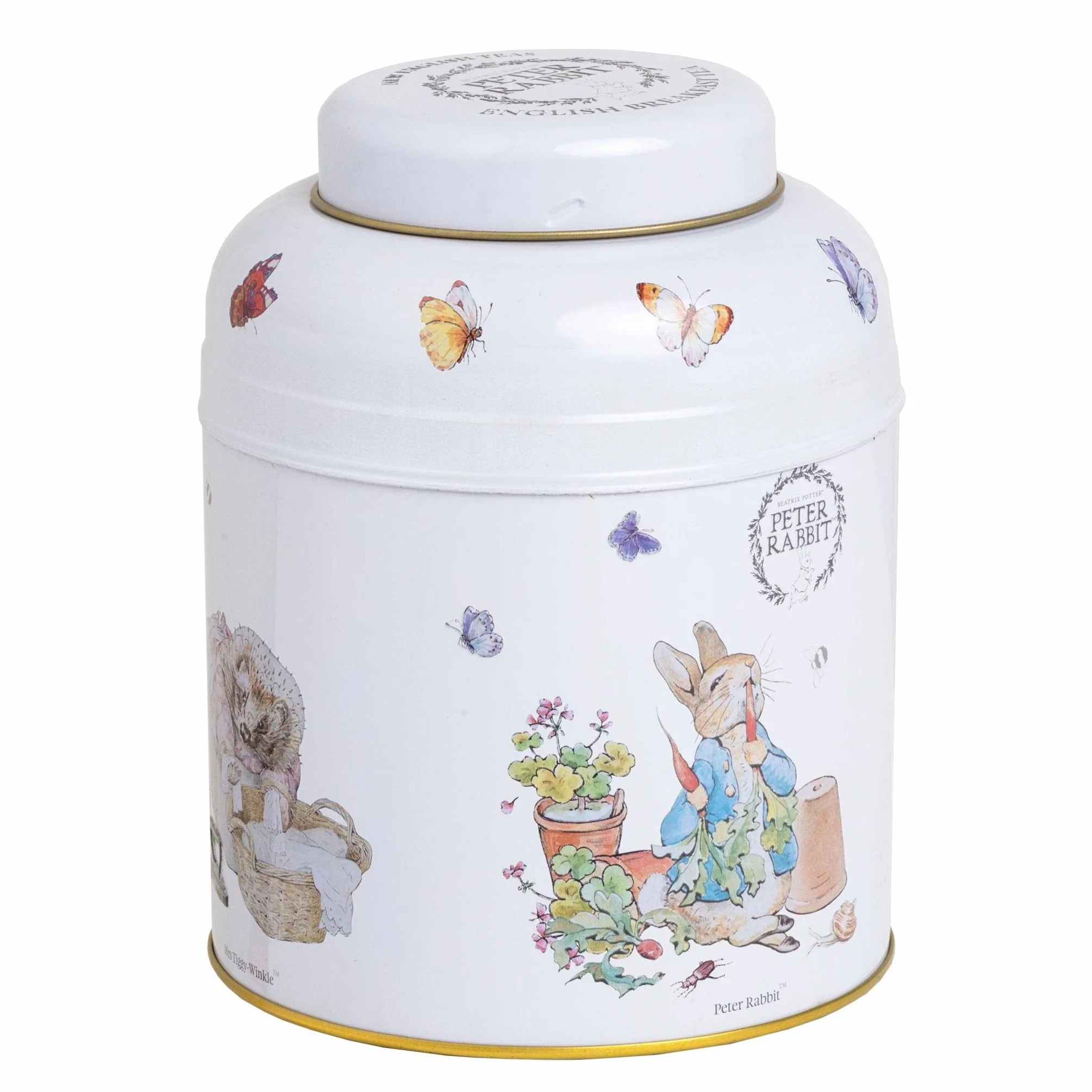 New English Teas Beatrix Potter Caddy z 80 torebkami herbaty, angielska herbata śniadaniowa, 1 szt