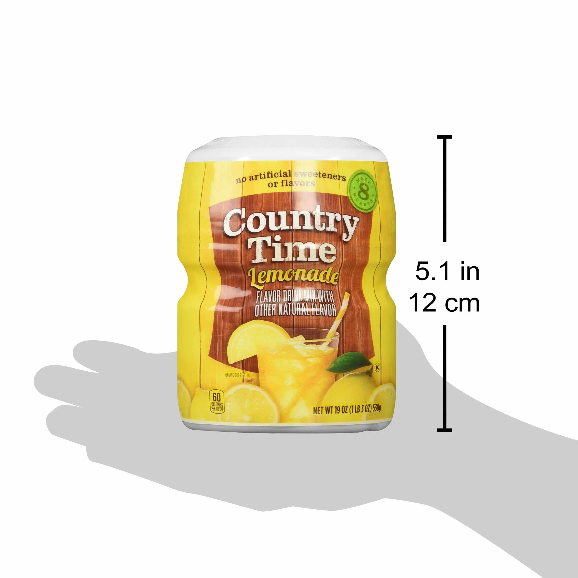 Country Time Mieszanka napojów o smaku lemoniady, puder z lemoniadą, 538 g