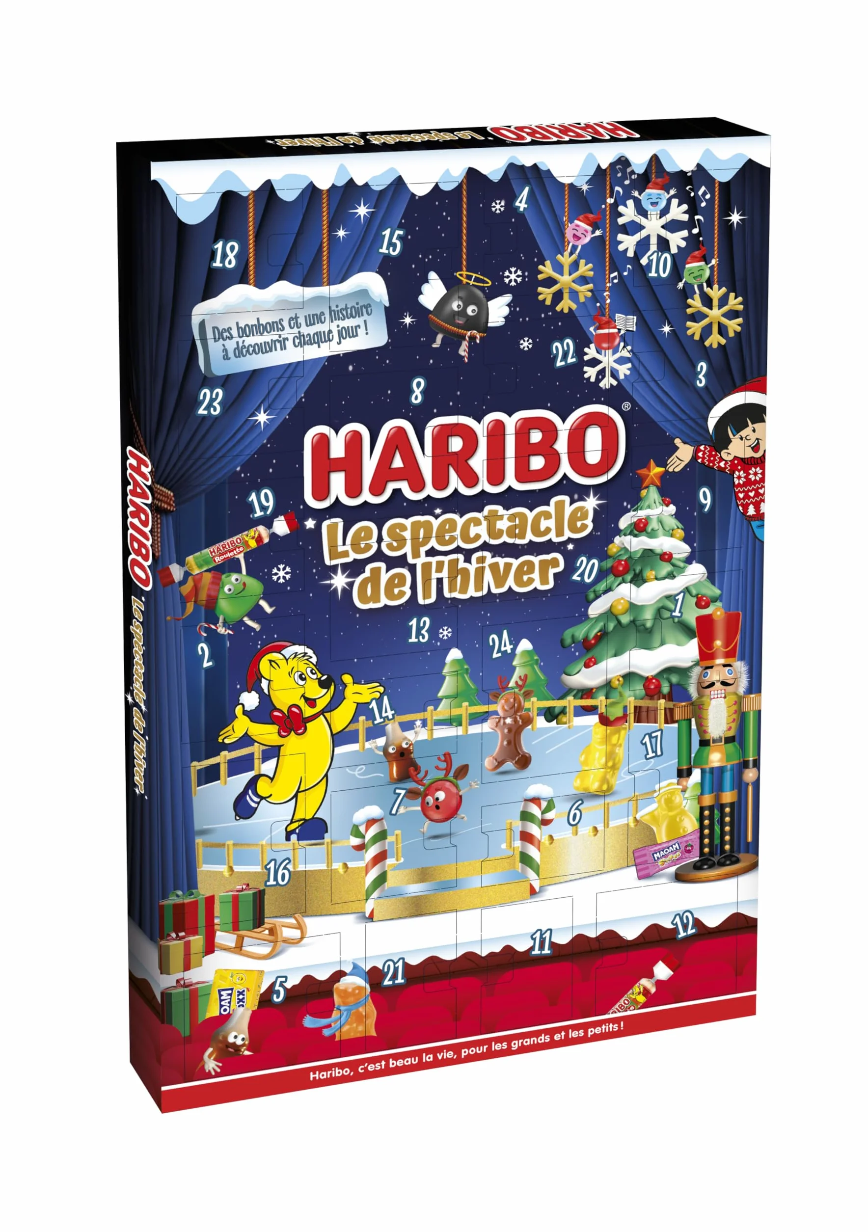 Haribo Kalendarz adwentowy Różnorodność słodyczy 310g