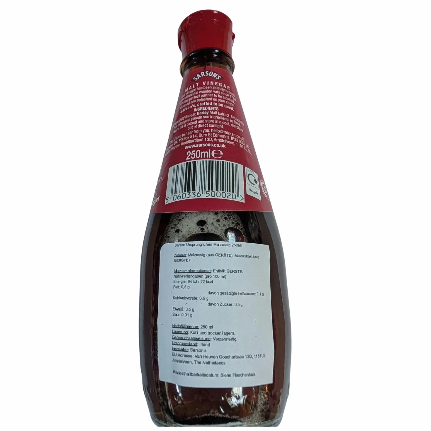 Sarson's Oryginalny ocet słodowy 250 ml