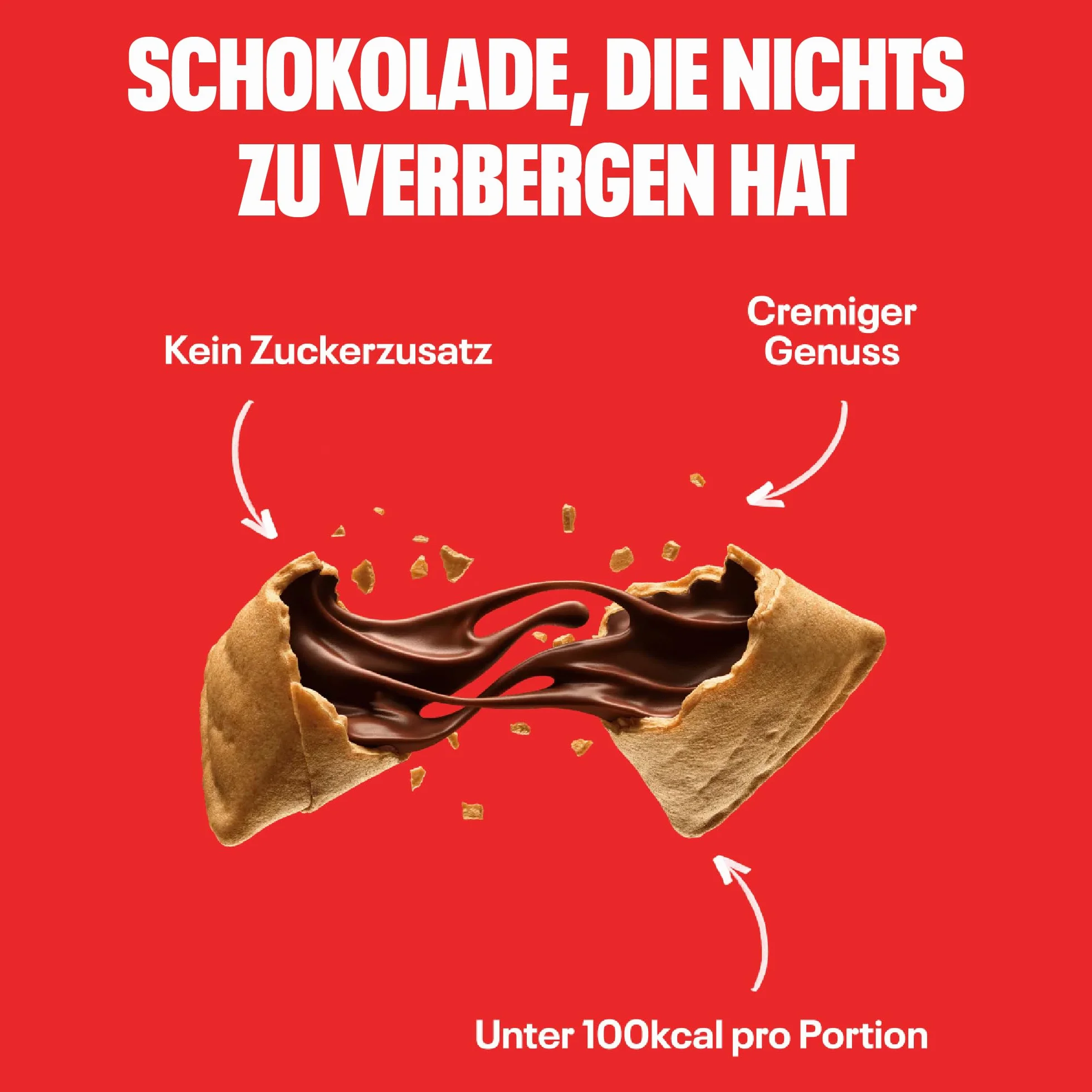 NEOH Low Carb Keto Bites Czekolada - 1 g Cukier / 104 kcal - Bez dodatku cukru - 29 g (Opakowanie 20 sztuk) - Chocolate
