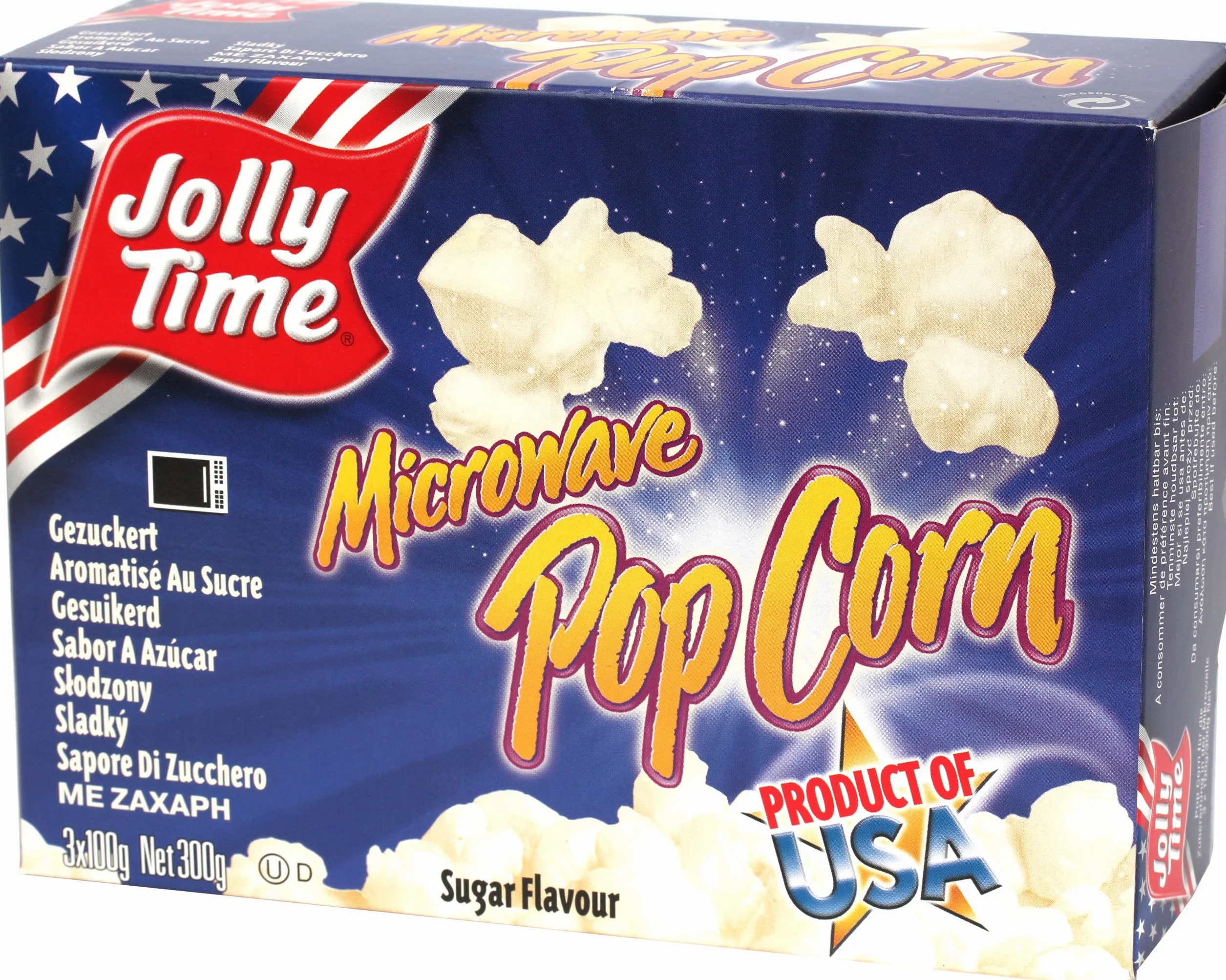 Jolly Time Microwave Popcorn Sugar 300 g