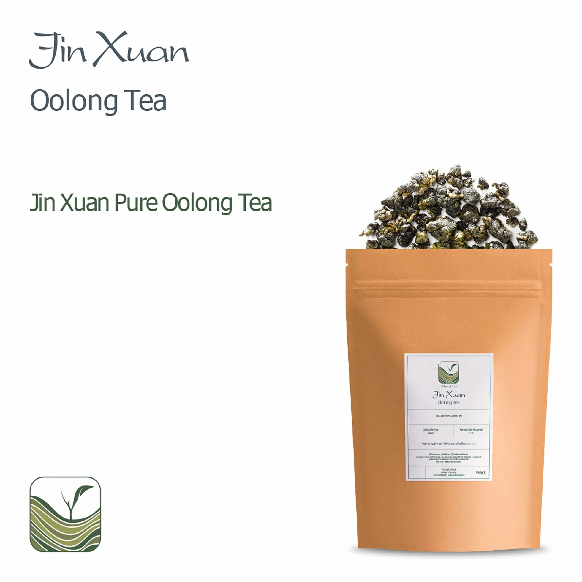 Jin Xuan Milk Oolong Tea 100g - Taiwanese Green Oolong Tea
