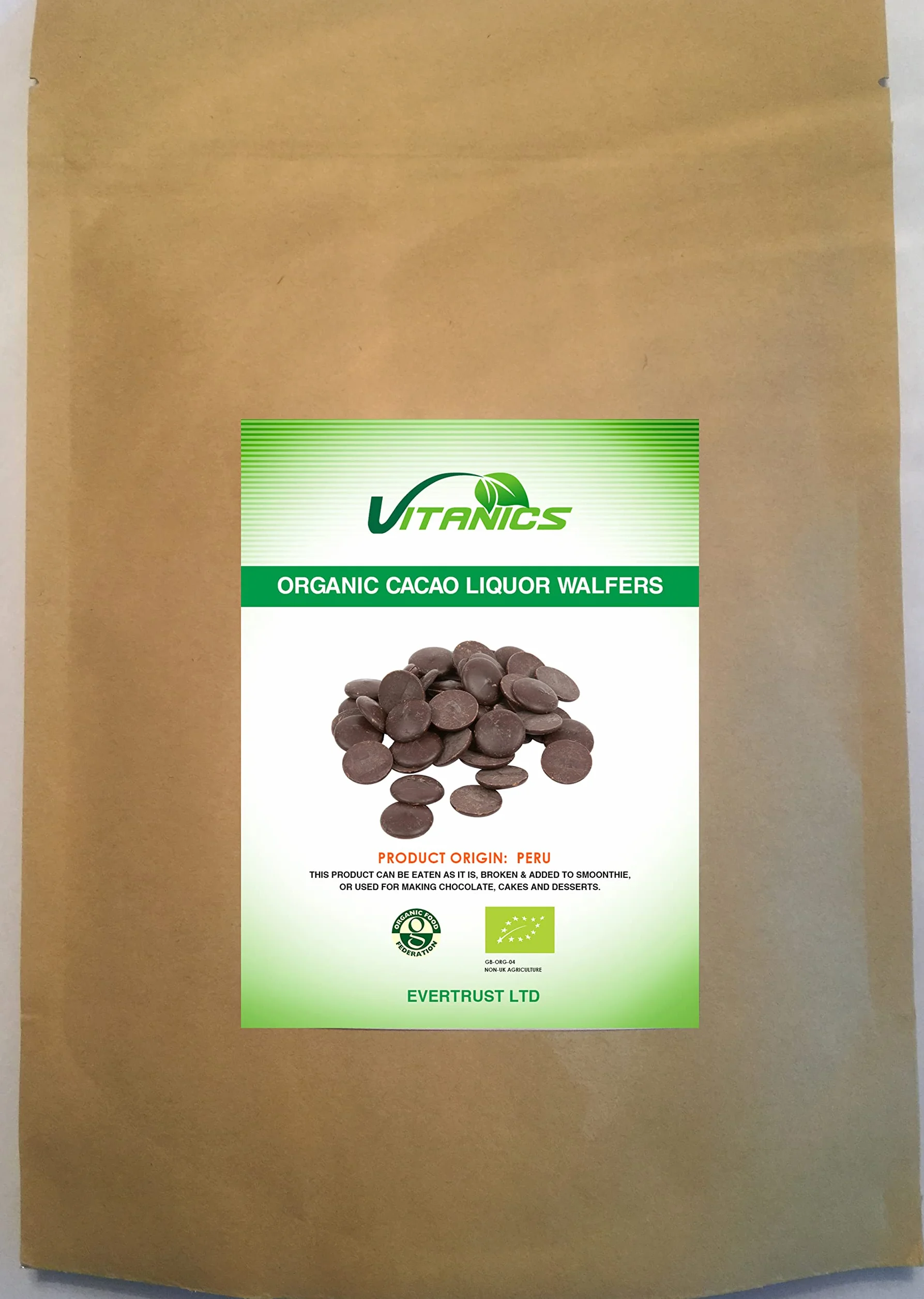 Organiczny alkohol kakaowy Criollo wafle 500 g