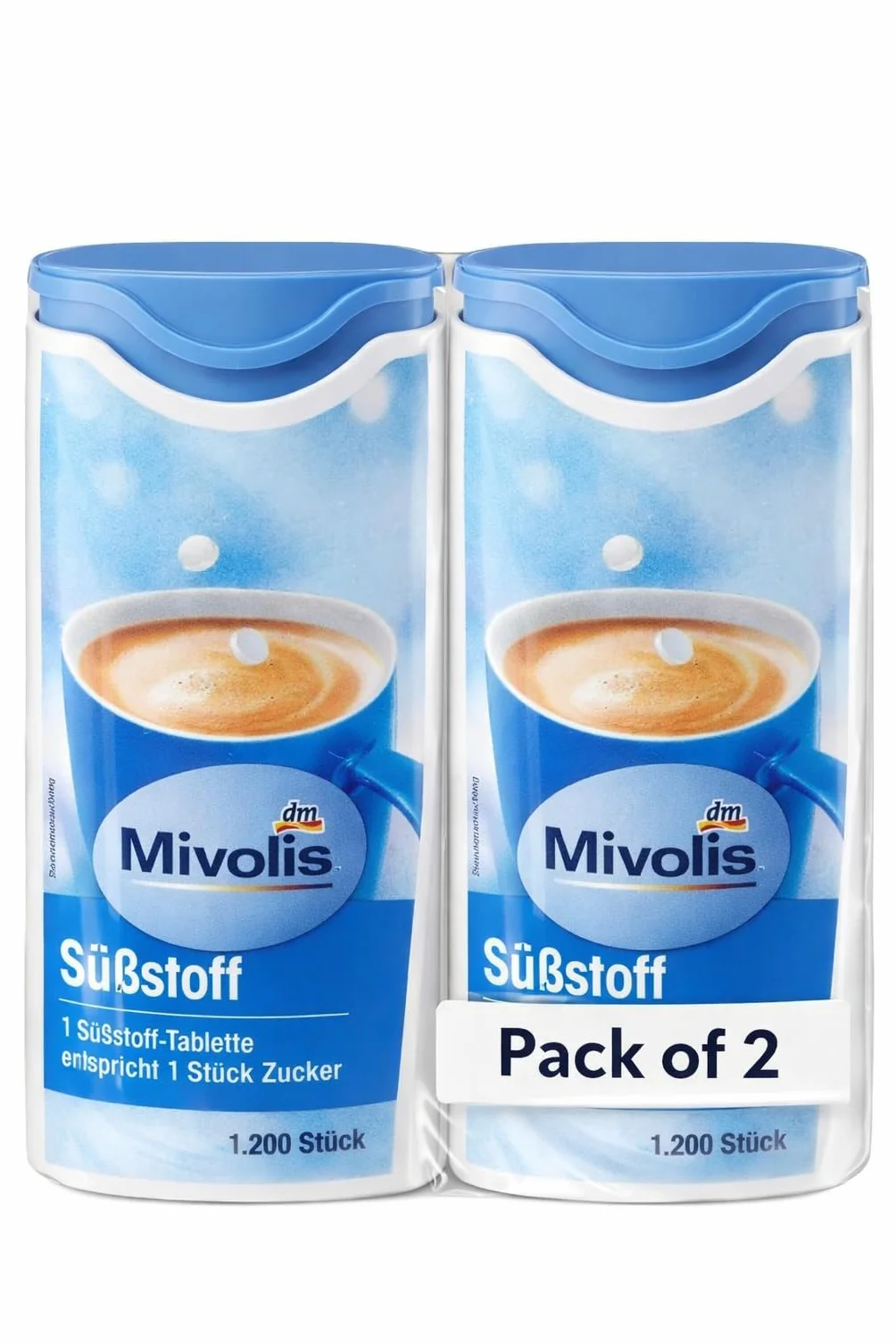 MIVOLIS Tabletki do słodzików 2400 szt. - słodziki stołowe | Niemcy