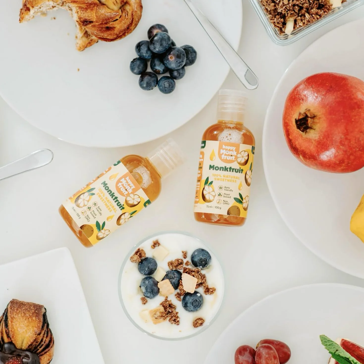 Słodzik z Owocu Mnicha (Monk Fruit) | 100% Naturalny, Idealny do Diety Keto i Niskowęglowodanowej | Bez Goryczy, Bez Erytrolu | Idealny do Deserów i Napojów