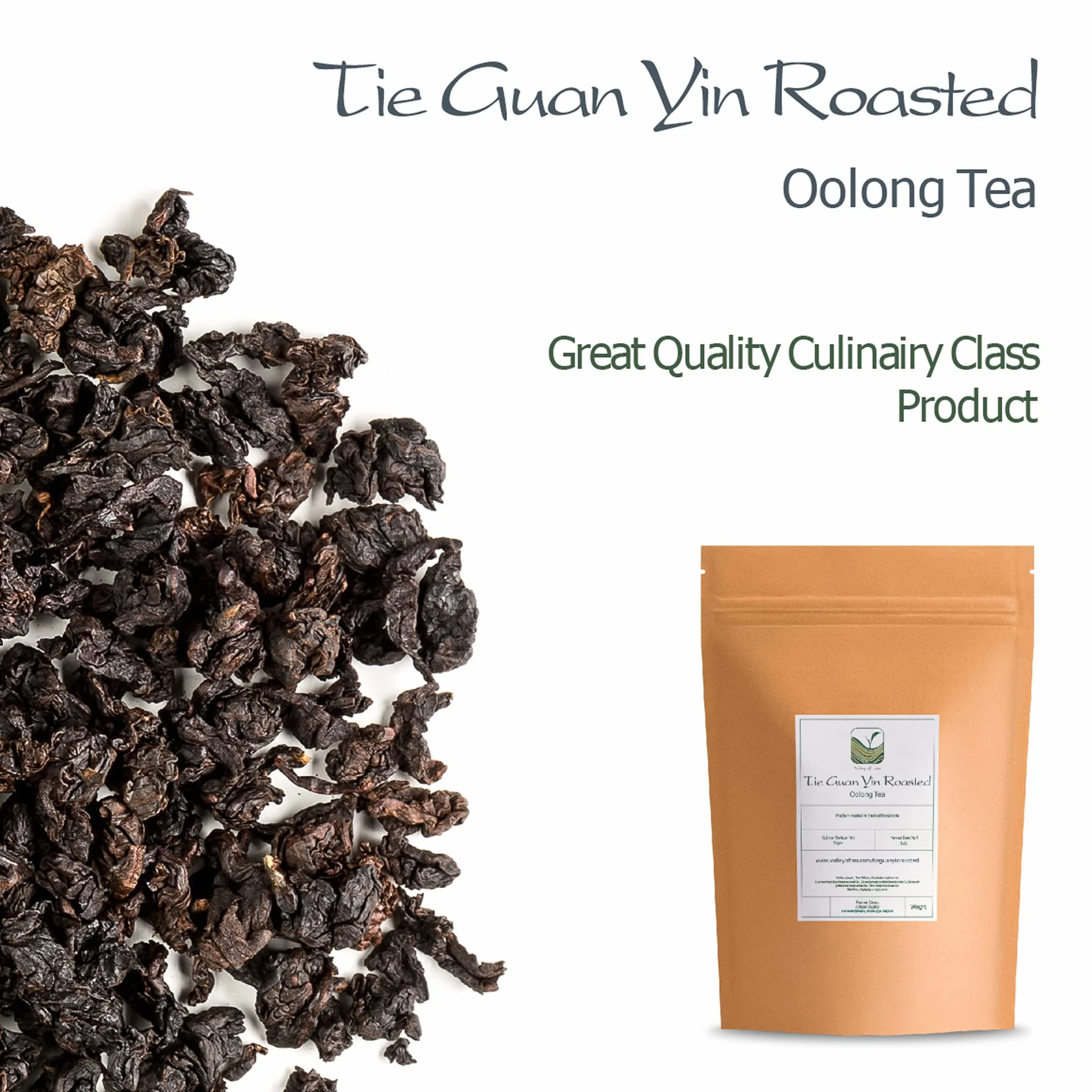 Tie Guan Yin Oolong Tea - Roasted Iron Goddess of mercy - Wu long Tea From China - Tieguanyin 50g