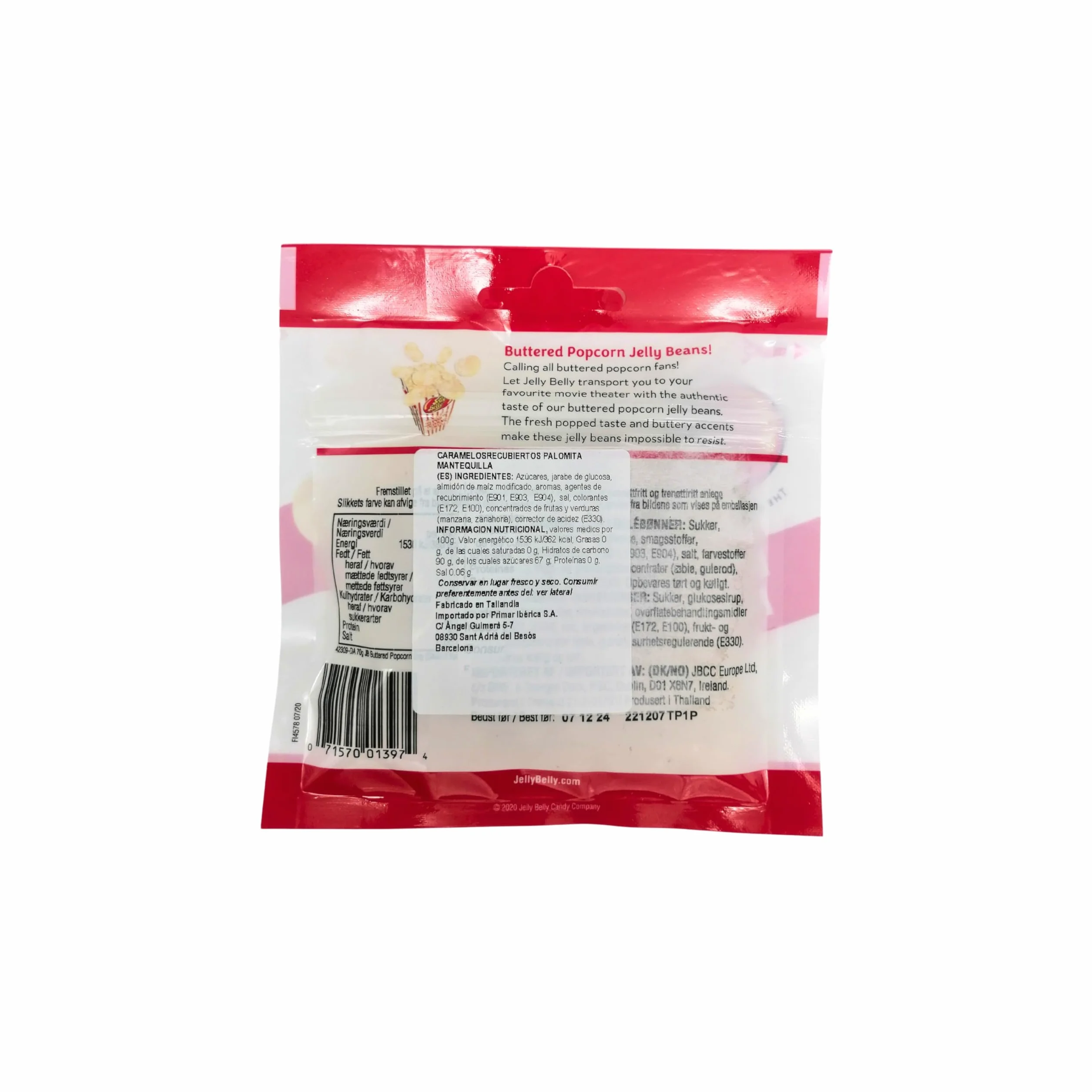 Jelly Belly, Masło popcorn, 70 g