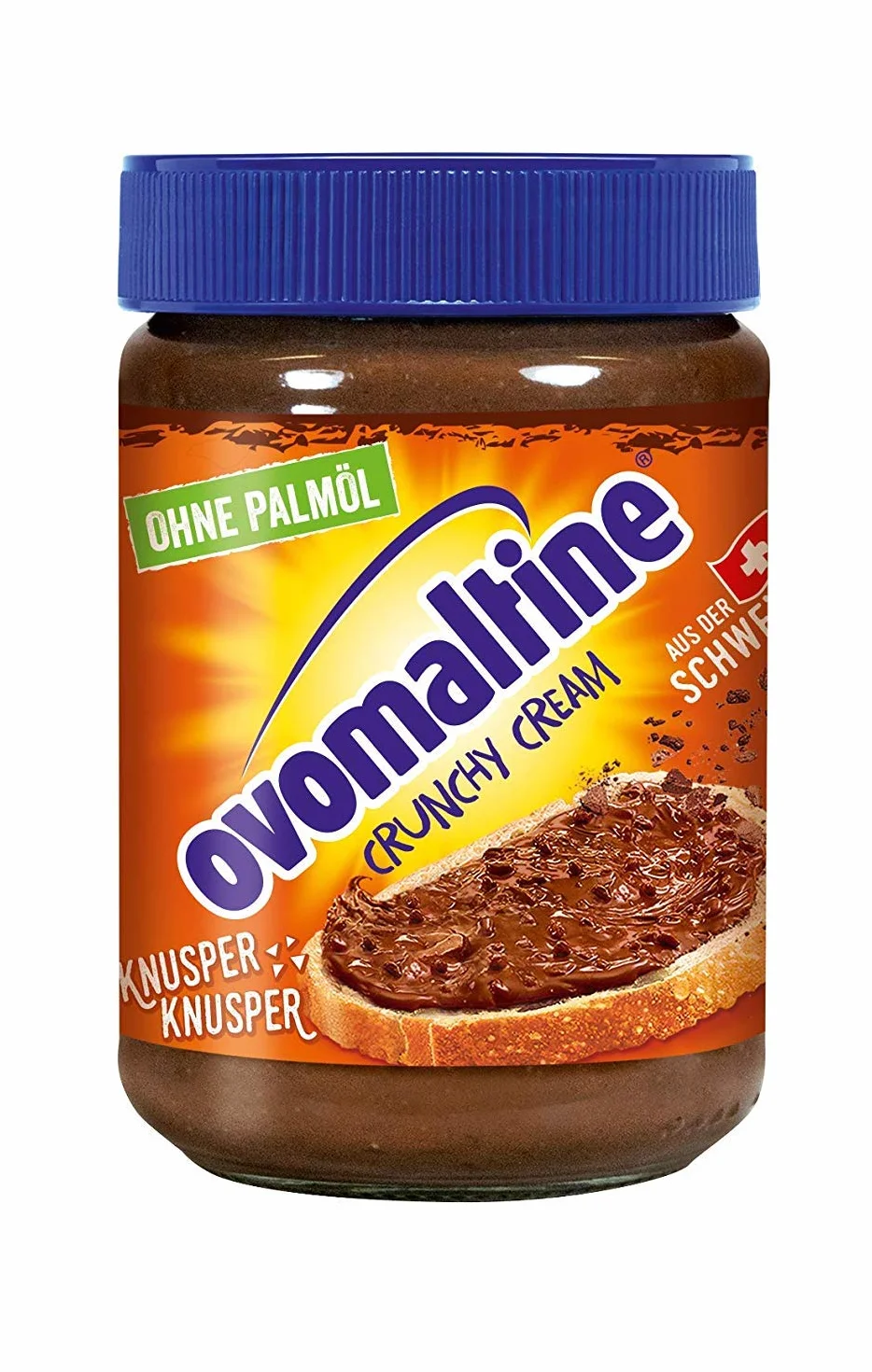 Ovomaltine Crunchy Cream pasta do smarowania chleba 4 x 380 g