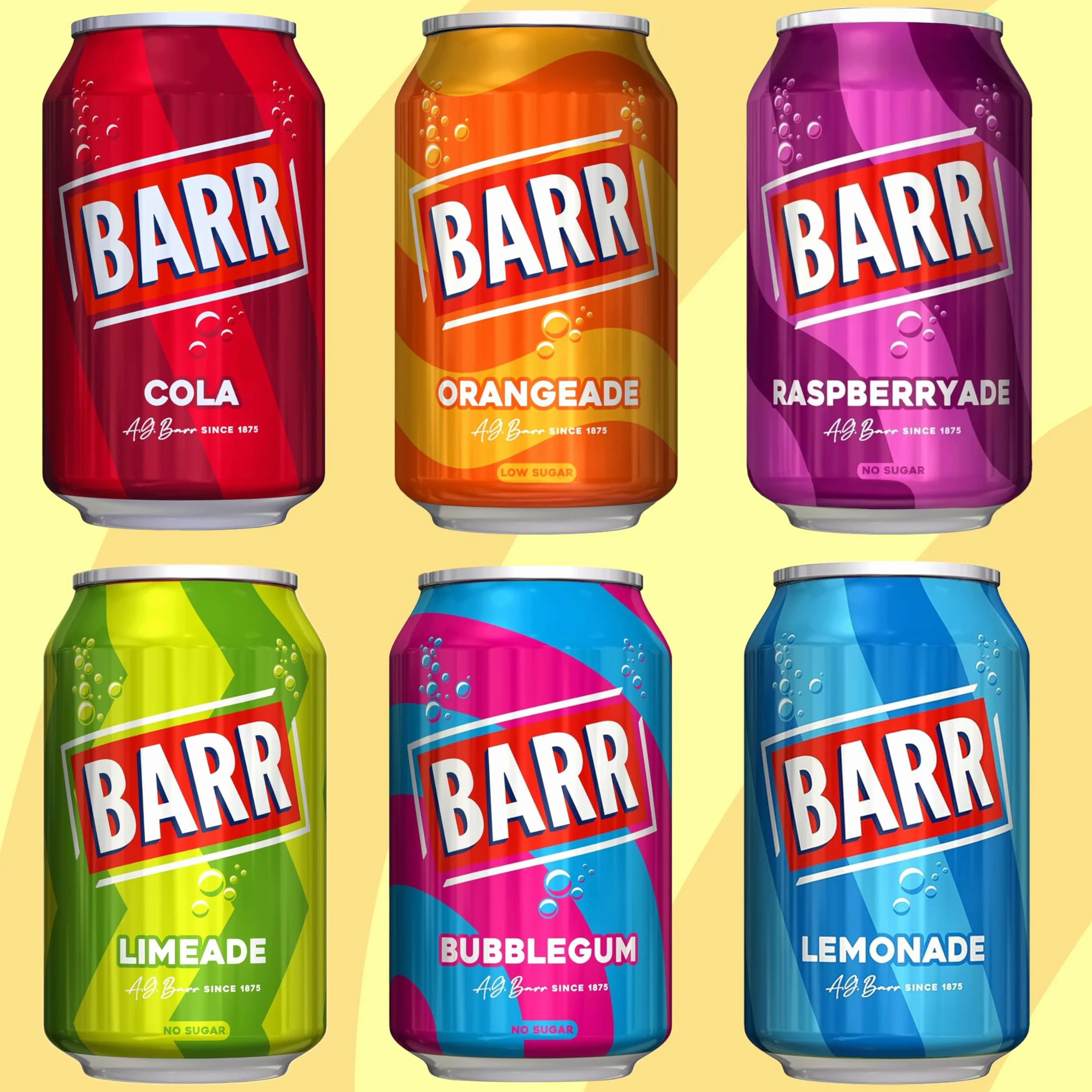 BARR Od 1875 roku, Cream Soda, 24 opakowania puszek na napoje gazowane, bez cukru, 24 x 330 ml