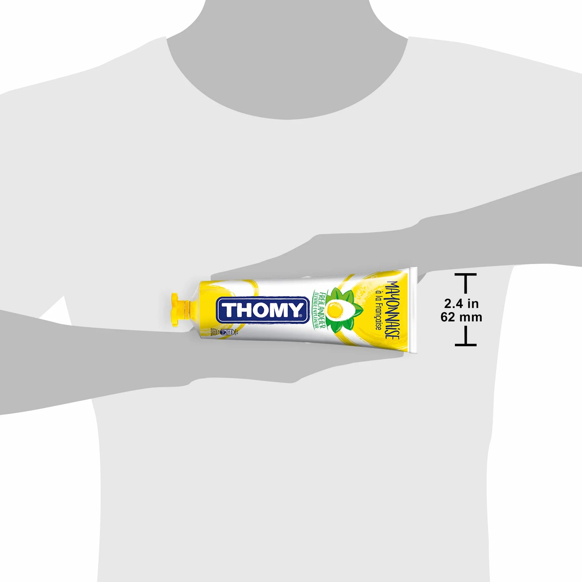 Thomy Majonez o niskiej zawartości cukru, 256 g (5 szt.)