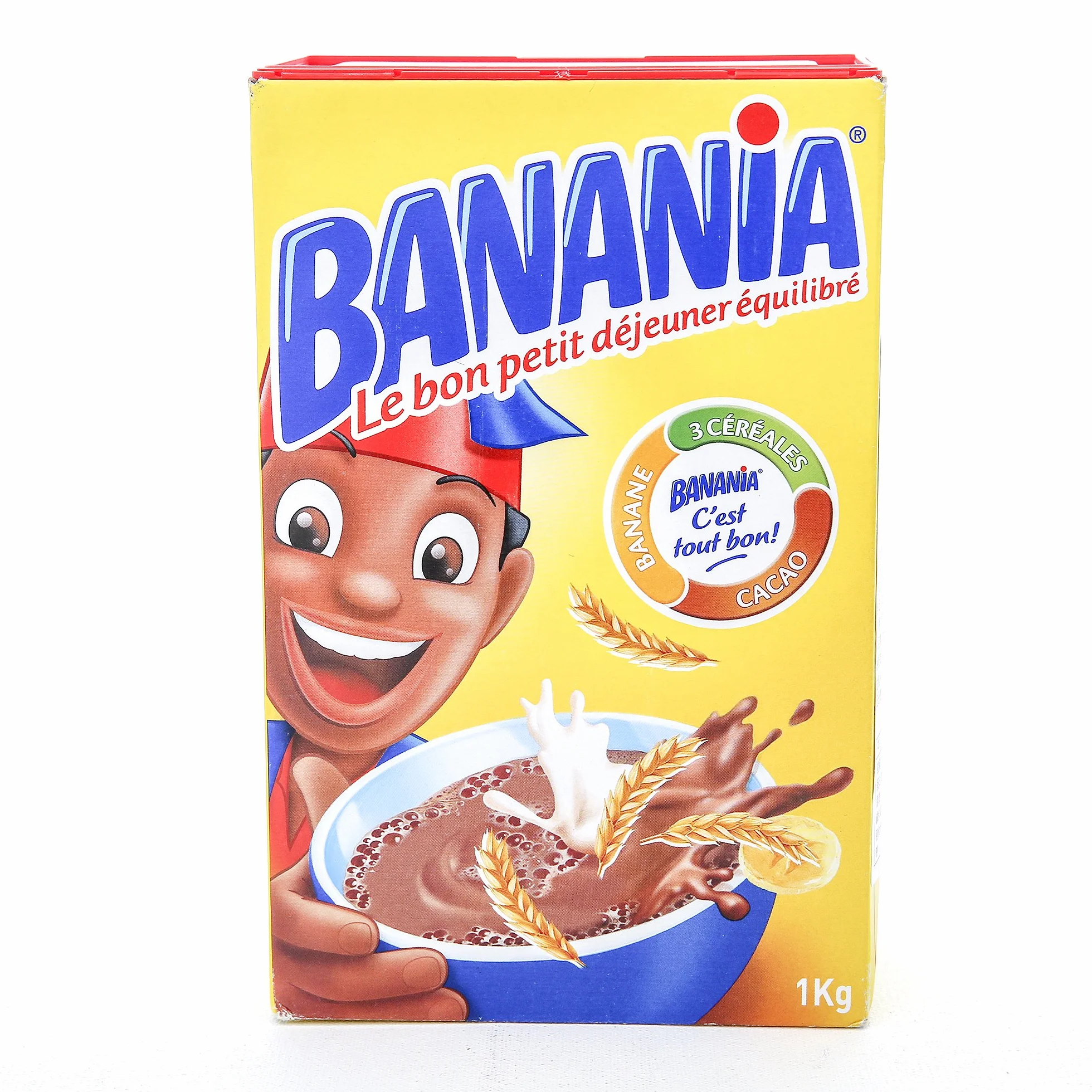 Banania Banany kakao ze zbożami 1 kg, produkt z Francji
