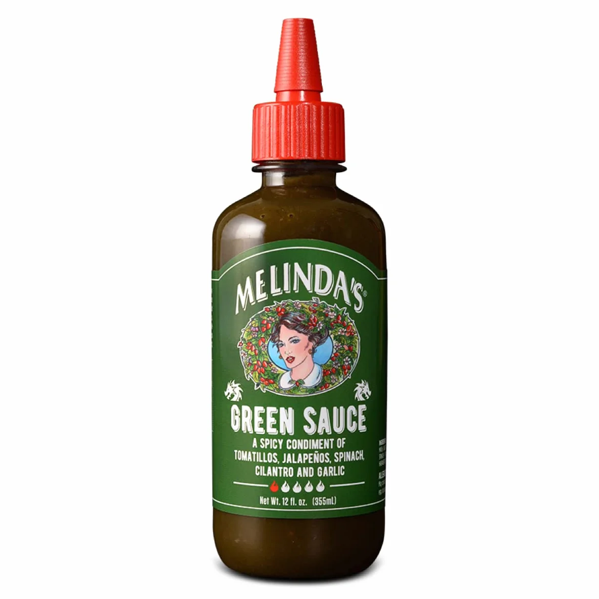 Melinda's Zielony sos pikantny pomidor jalapeno 355ml