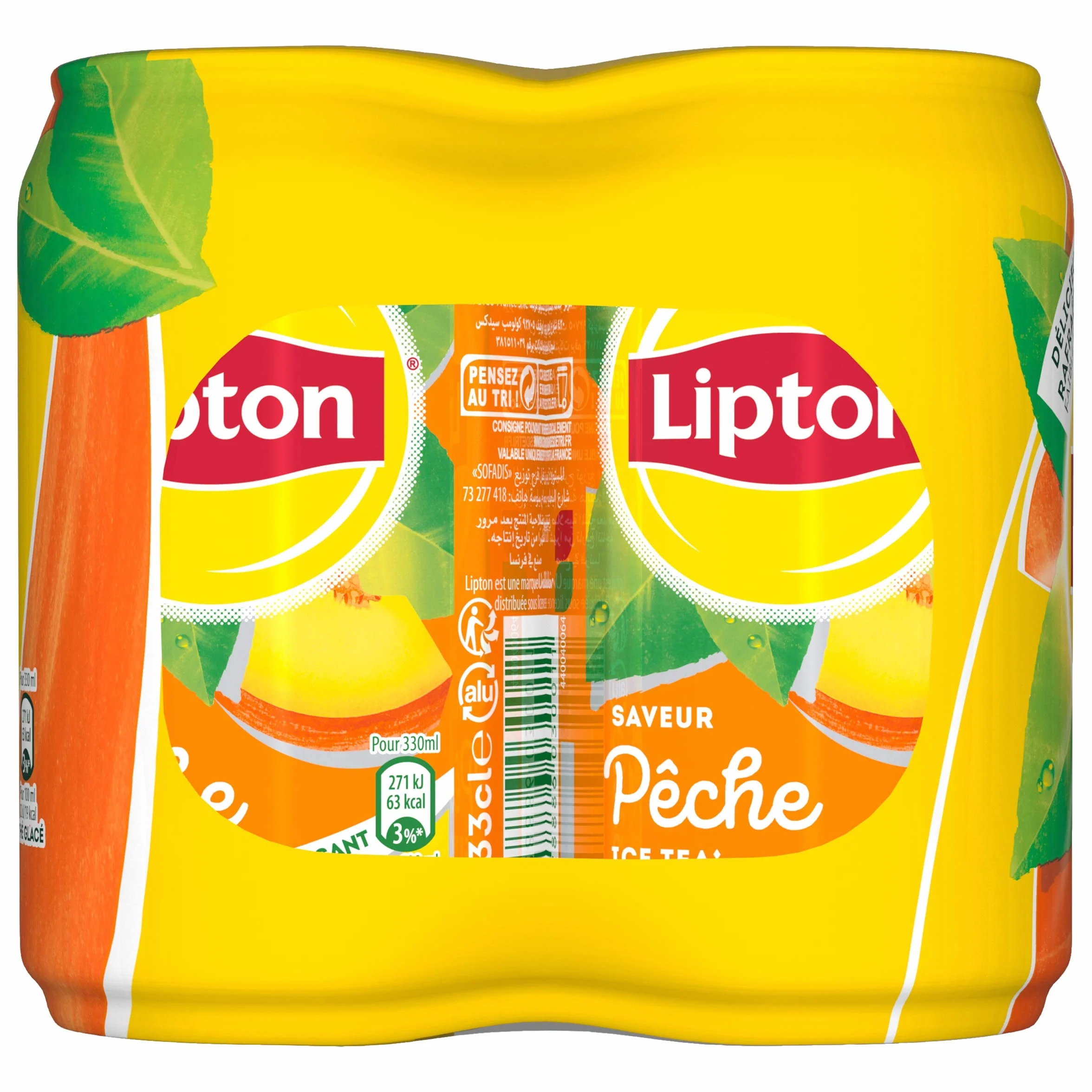 LIPTON ICE TEA Ice Tea Fishing opakowanie 6 puszek po 33 ml