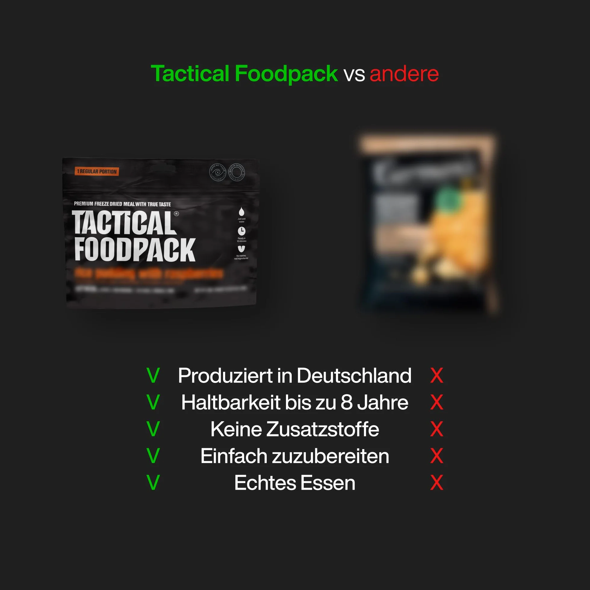 Tactical FoodPack Beef Spaghetti Bolognese (115g)