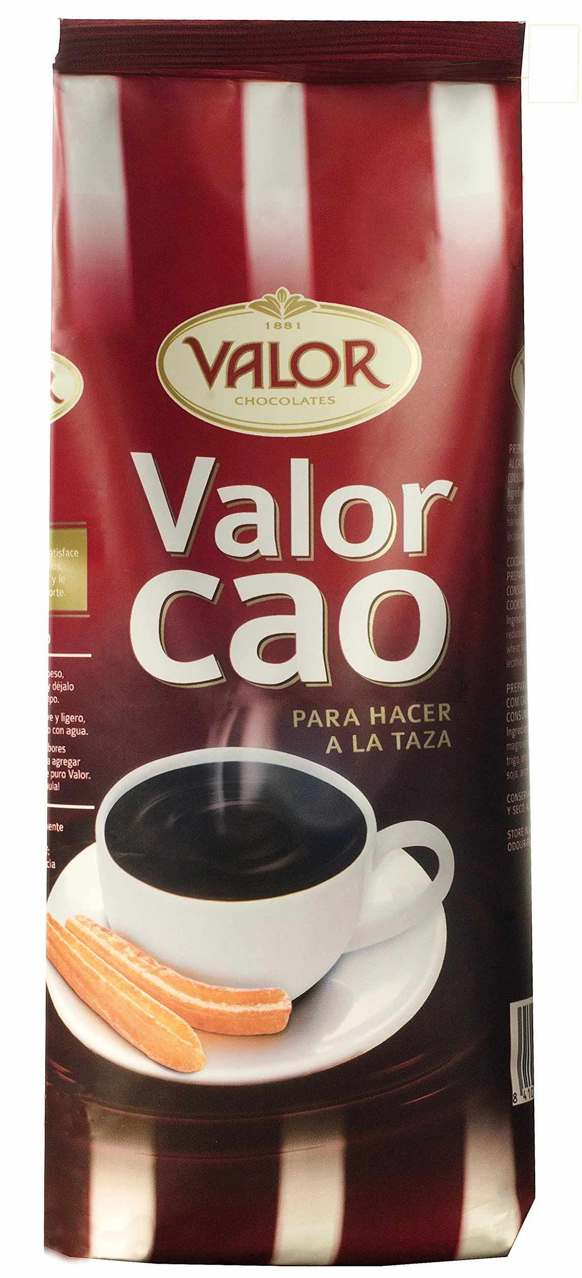 VALOR CAO GORĄCA Gęsta Czekolada 1KG - Proszek Czekoladowy