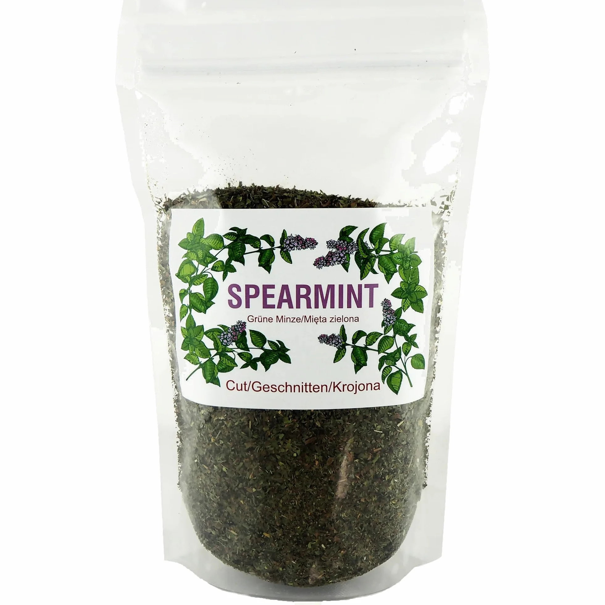 Mięta zielona Spearmint 300 g - suszone liście cięte (Mentha spicata)