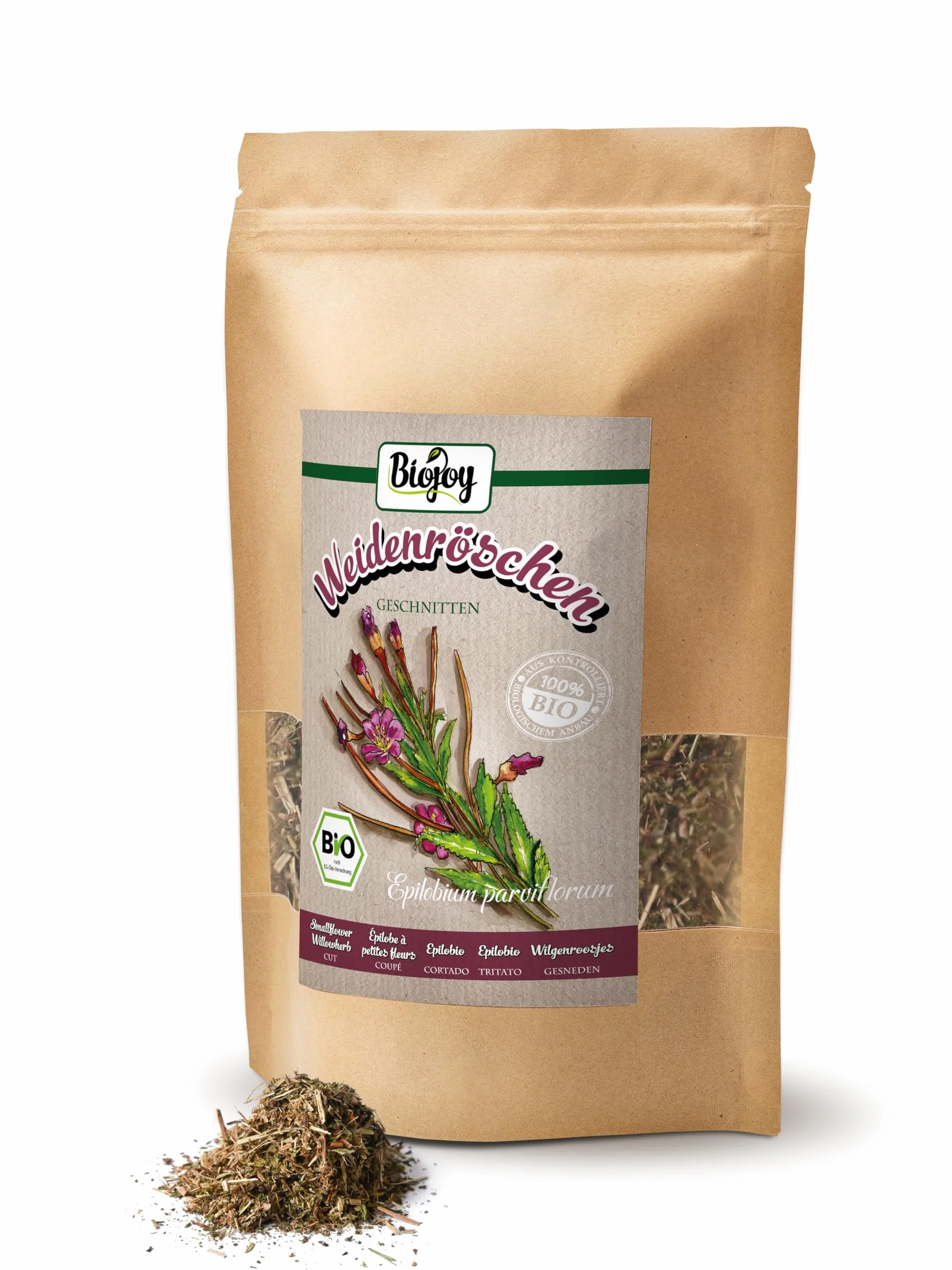 Biojoy Organiczna wierzbownica cięta 250 g Epilobium parviflorum