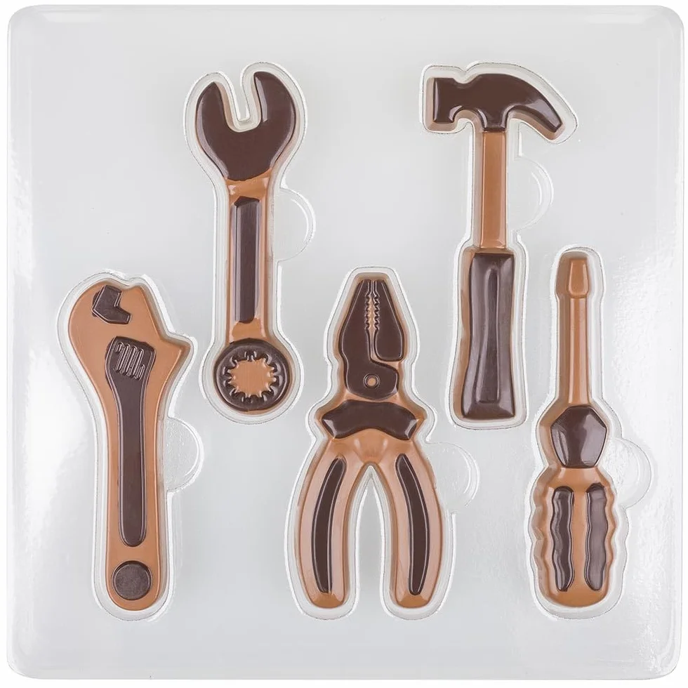 CHOCOLISSIMO ChocoToolkit - narzędzia z czekolady | narzędzie do czekolady | pomysł na prezent | urodziny | ojciec | dziecko | mężczyźni | Dzień Ojca | Dzień Ojca | Prezent dla majsterkowiczów | bez