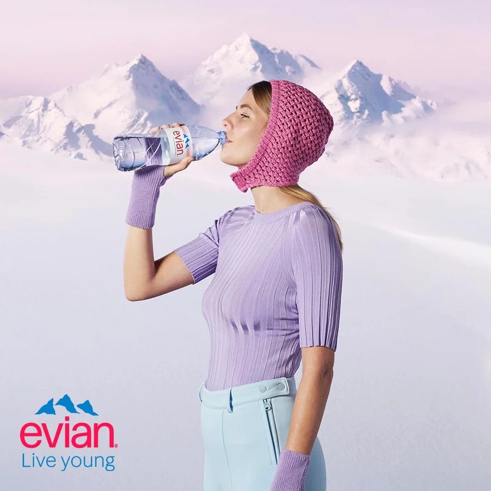 Evian Naturalna woda mineralna, 1,5 l (6 sztuk)