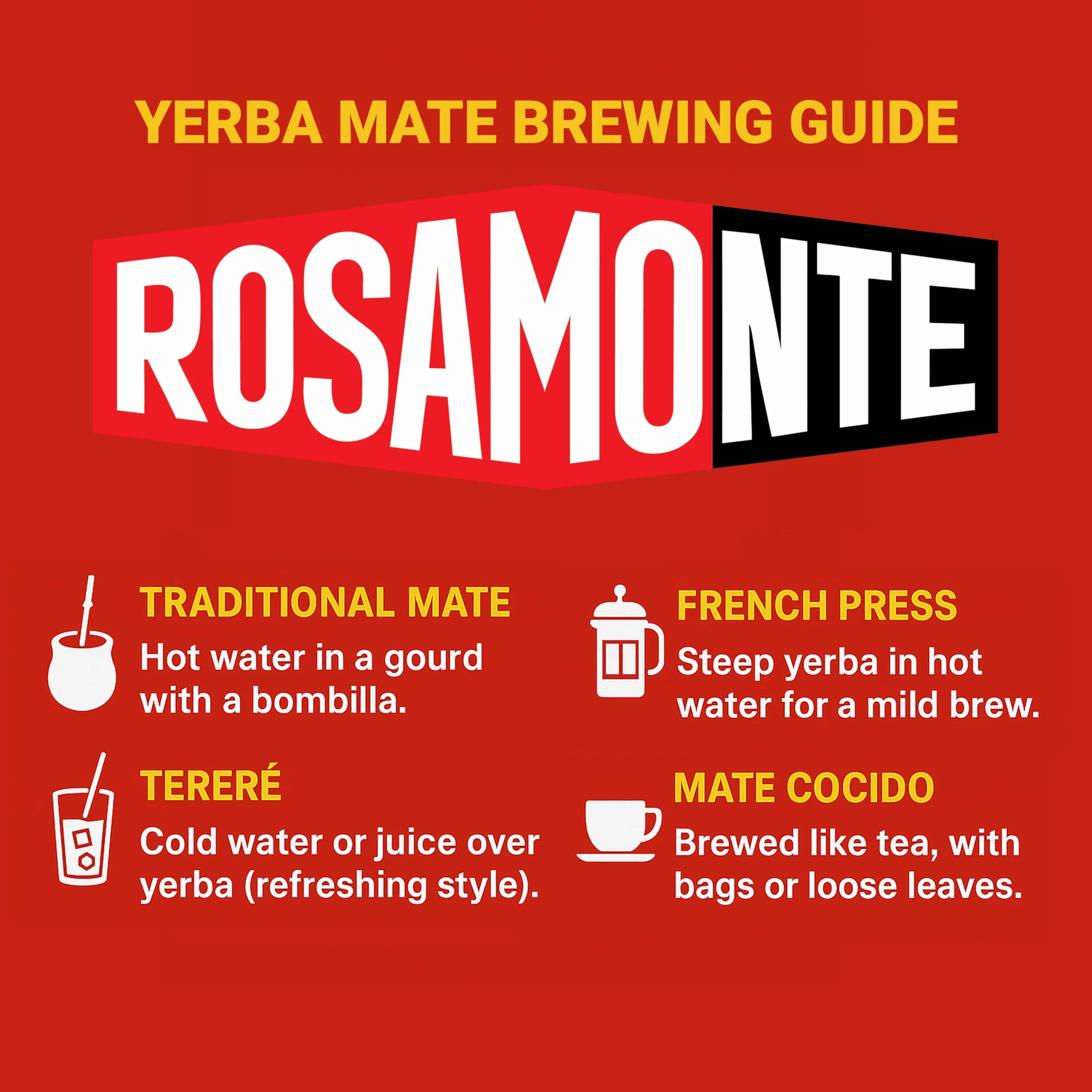 Yerba Mate 1kg Special Rosmonte (z łodygami)