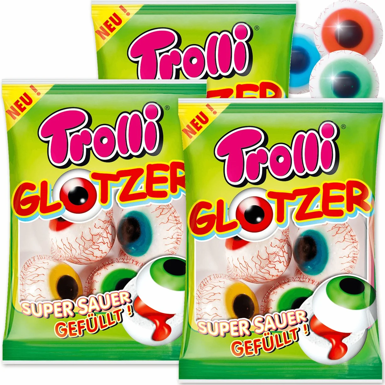 PartyMarty 12 Trolli Glotzer – owocowo-kwaśna zabawa nie tylko na Halloween