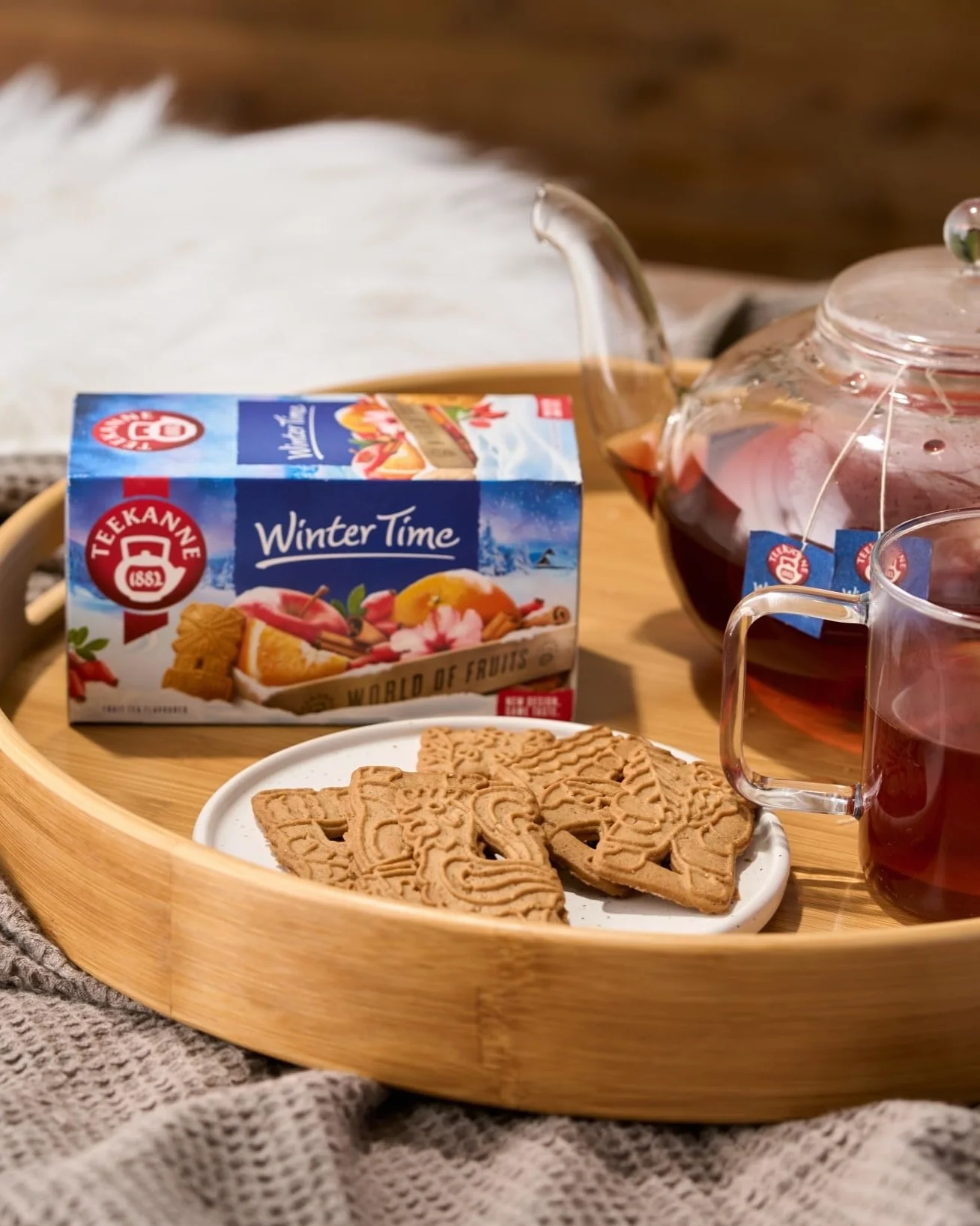 Teekanne Winter Tea Collection "Fairy Tale" – 180 g | zestaw 4 x 20 torebek (prezent Dekond)