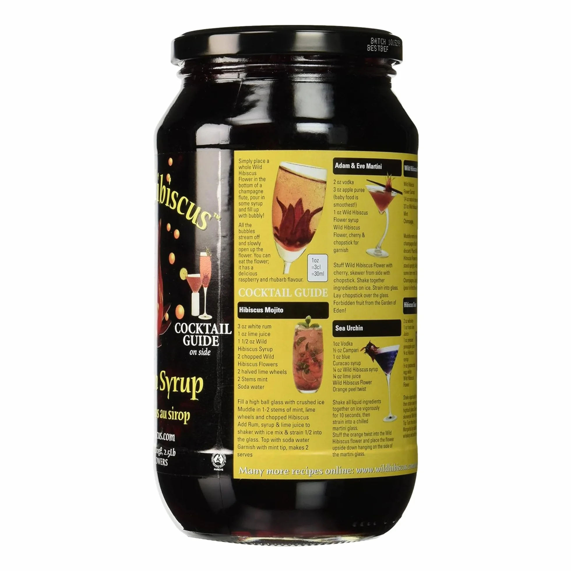 Wild Hibiscus Flower 50 kielichów z kwiatem hibiskusa w syropie 1,1 kg