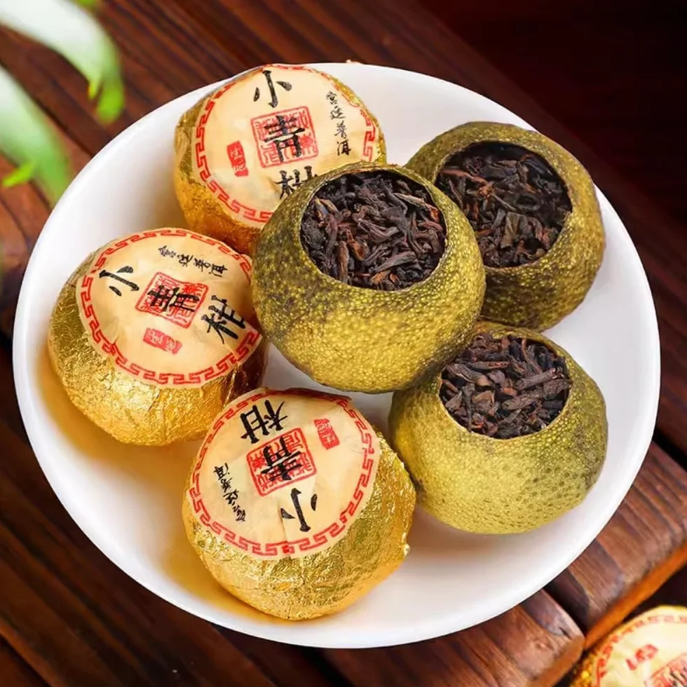 Xinhui Mała Zielona Mandarynka, Dojrzała Skórka Puerh Dojrzała Herbata - Cesarska Pomarańczowa Herbata Pu 250g/8.82oz