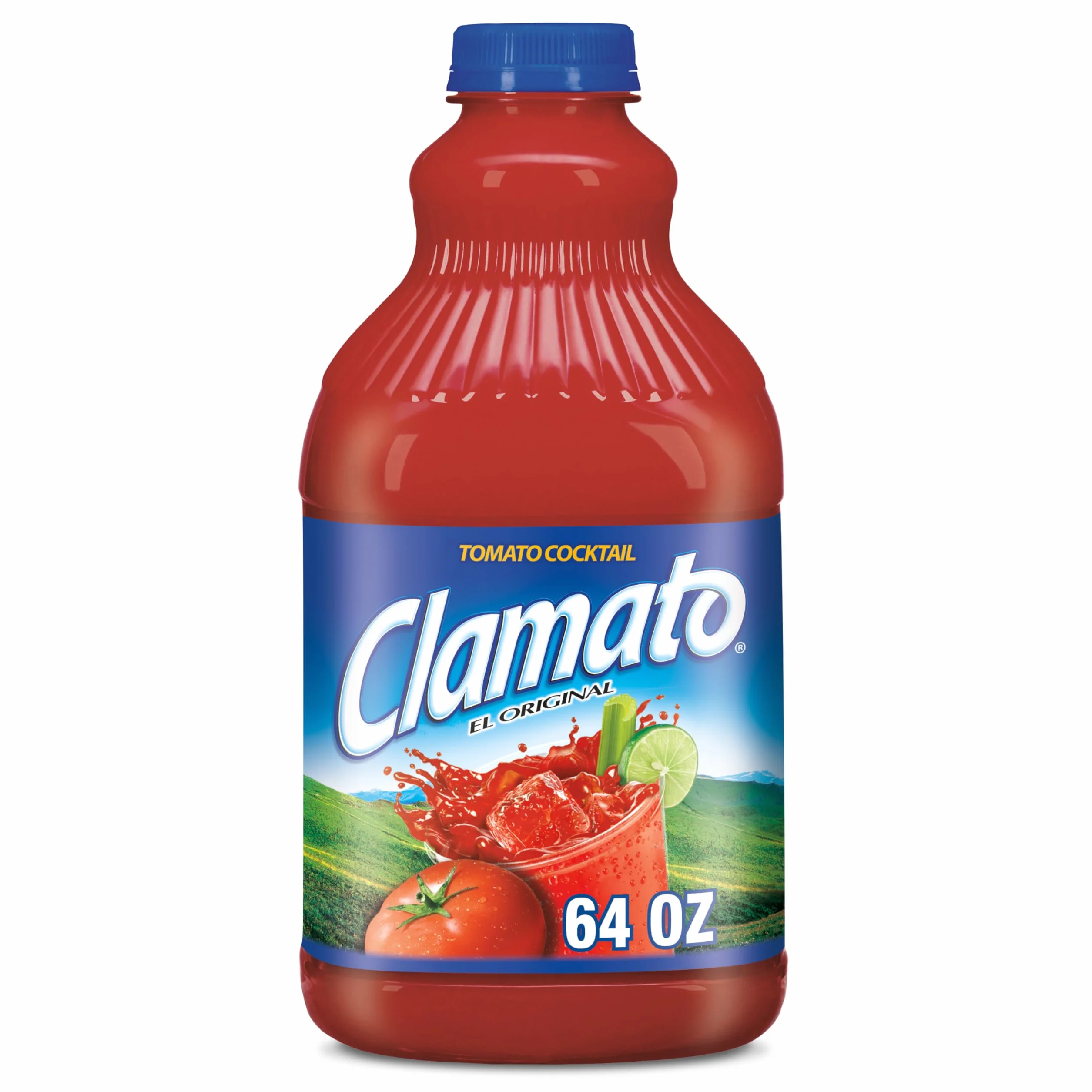 Clamato Tomato Cocktail z Koncentratu, Koncentrat Soku Pomidorowego do Picia Samodzielnie Lub w Połączeniu, Butelka 1,89 Litra