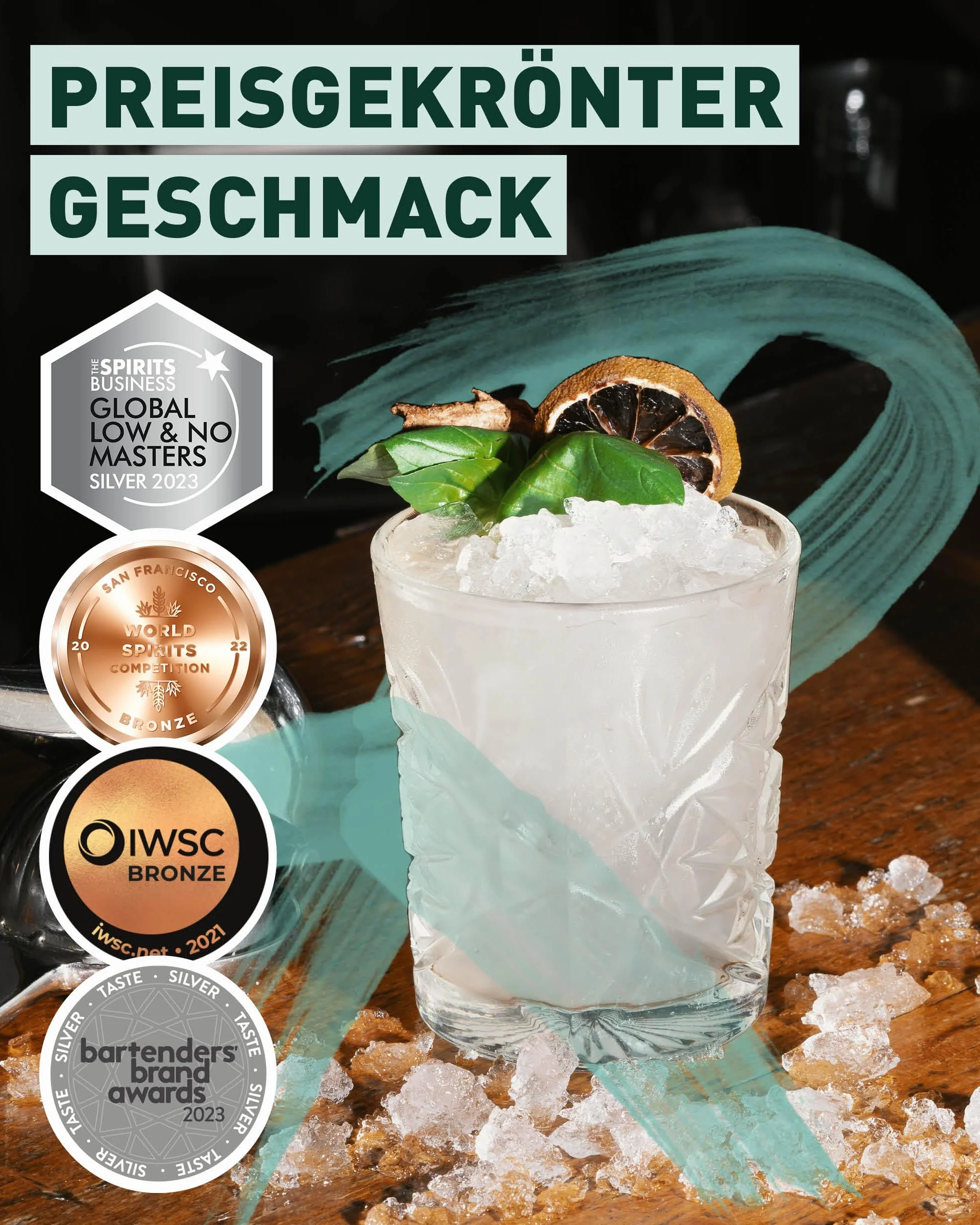 REBELS 0.0% Bezalkoholowa alternatywa dla ginu, podwójna destylacja dla intensywnego aromatu, nagradzany smak, wegański, bez cukru i bez alkoholu, do mieszania koktajli bezalkoholowych, 500 ml