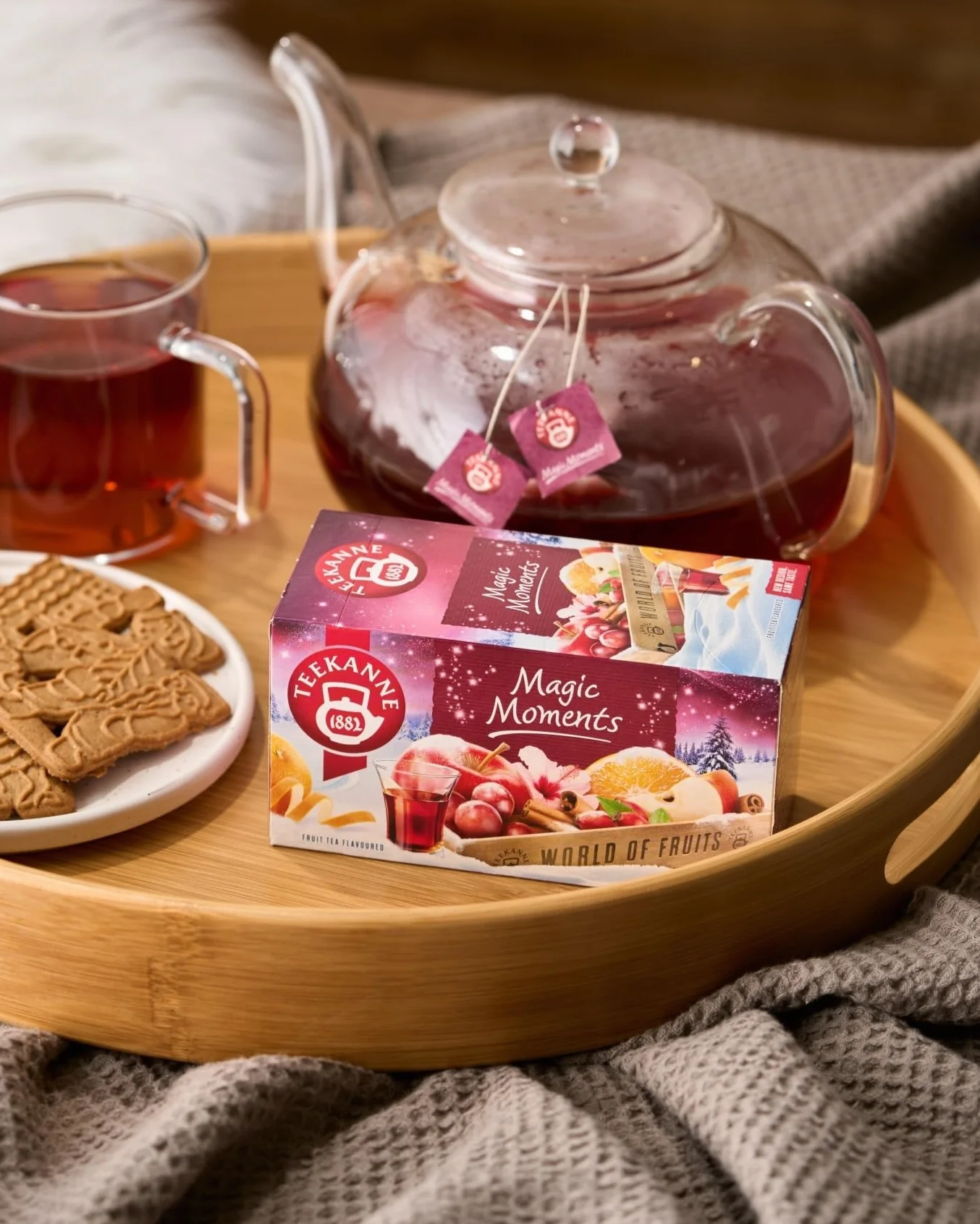 Teekanne Winter Tea Collection "Fairy Tale" – 180 g | zestaw 4 x 20 torebek (prezent Dekond)