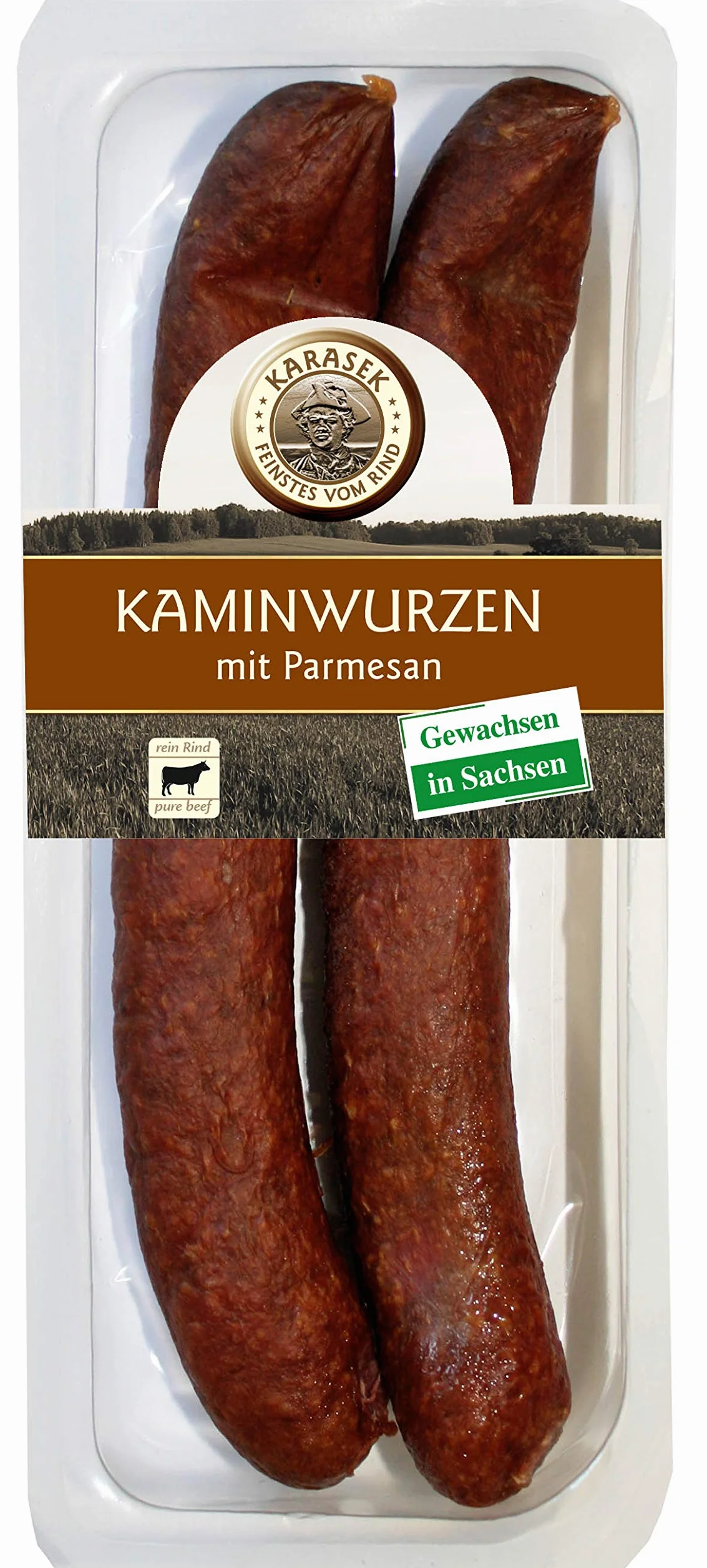 Wołowina kominkowa kiełbasa wołowa suszona na powietrzu dojrzała kiełbasa salami przekąska