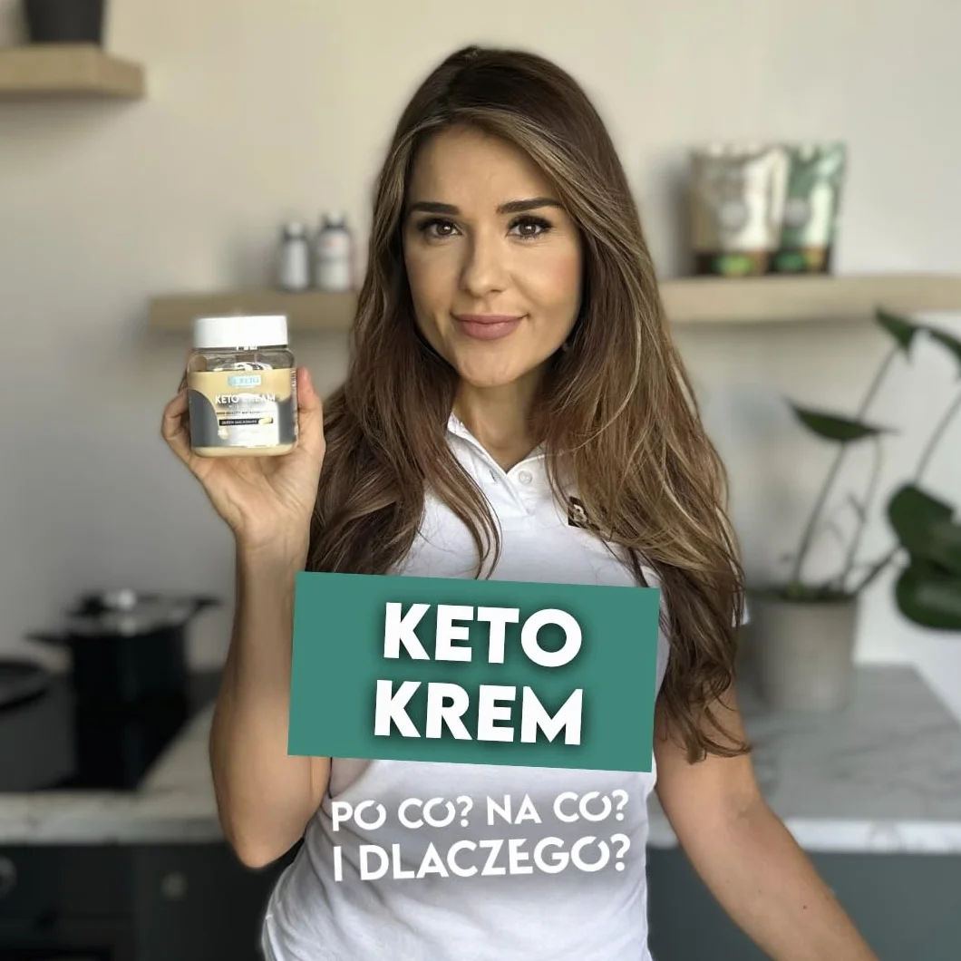 Keto Krem™ Biała Czekolada & Malina 250g