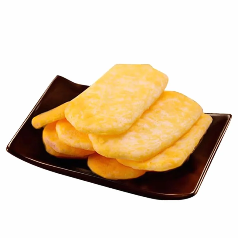 Senbei krakersy ryżowe chipsy słone chrupiące ciasteczka ser mleczny ciasto śnieżne chińskie przekąski 240 g