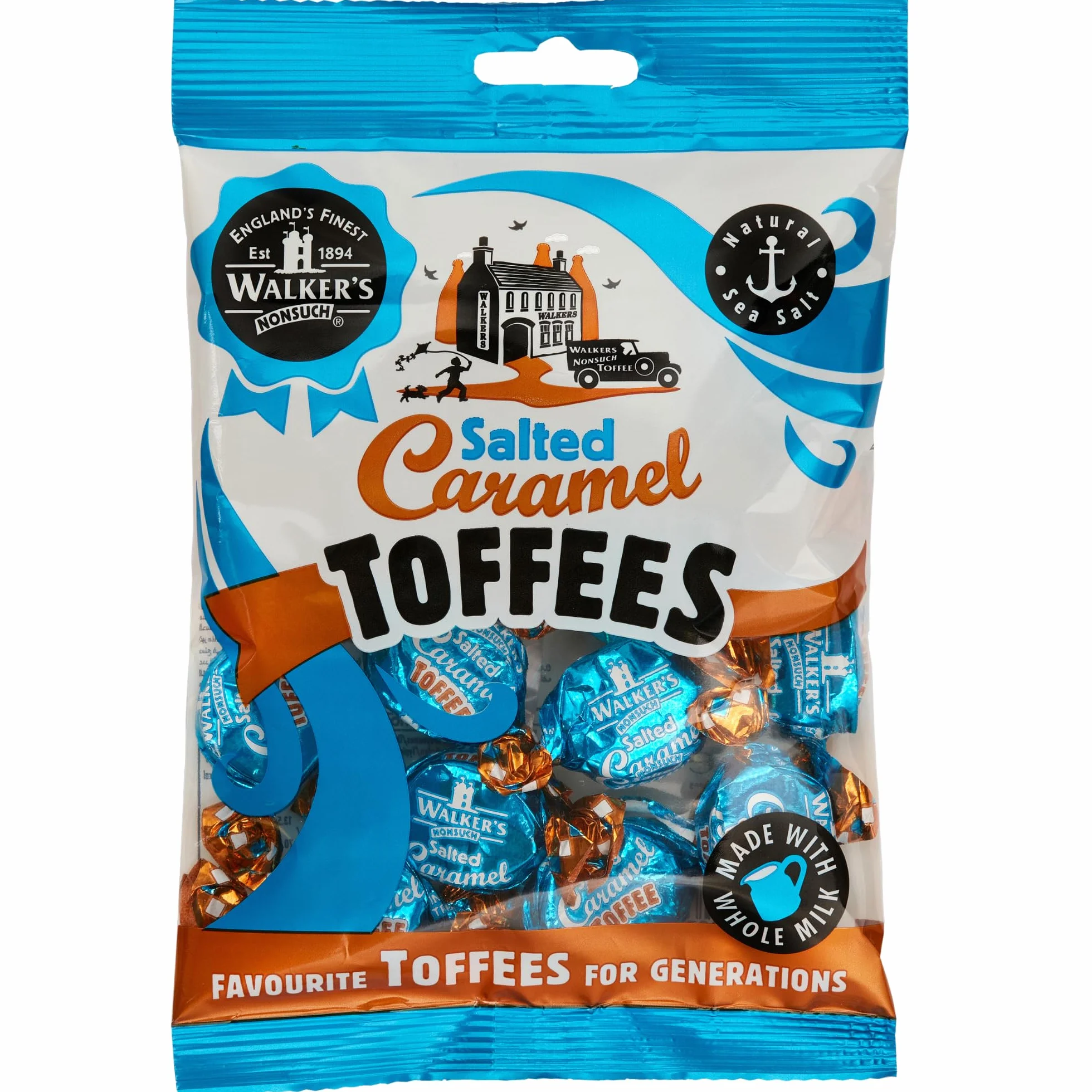 Walkers Salted Caramel Toffees 150 g