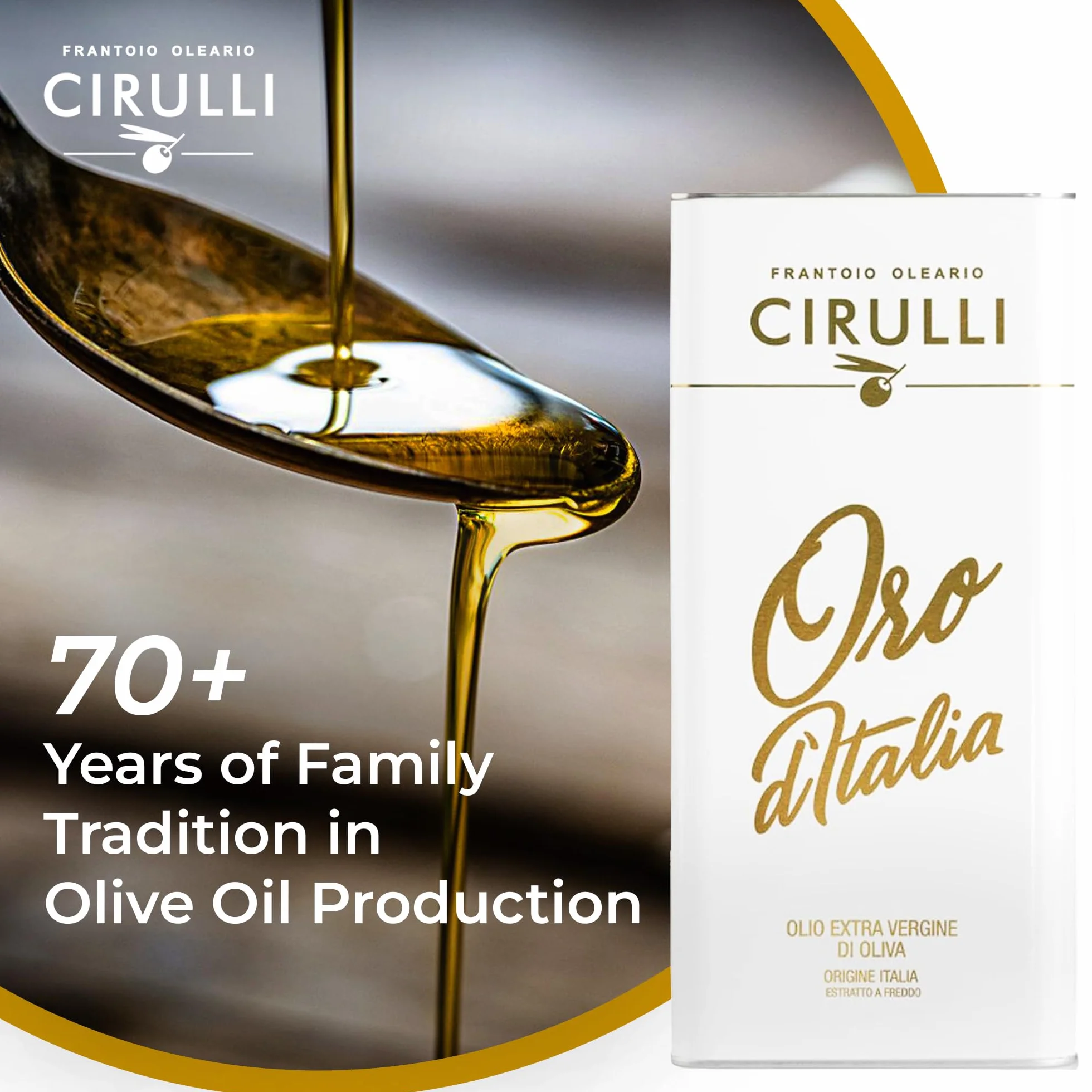 Frantoio Oleario Cirulli Extra Virgin Olive Oil Puszka EVO 3 litry